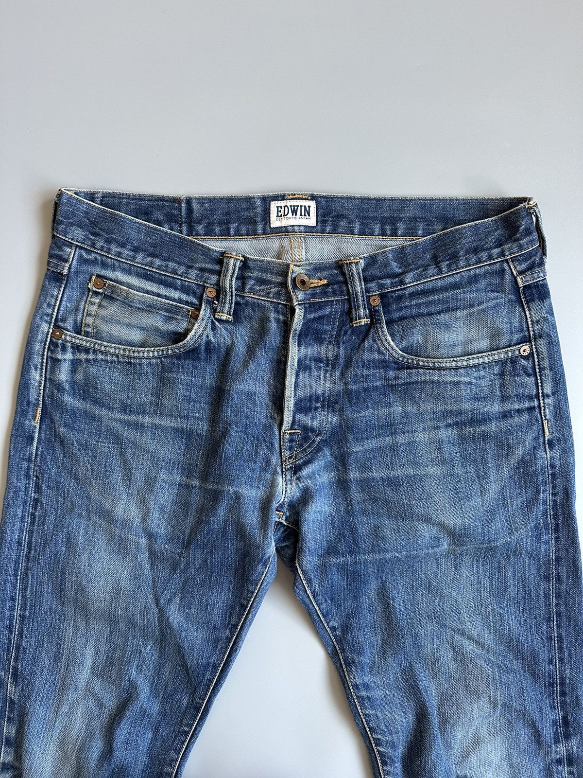 Vintage Edwin ED-55 Relaxed Selvedge Jeans 33x34