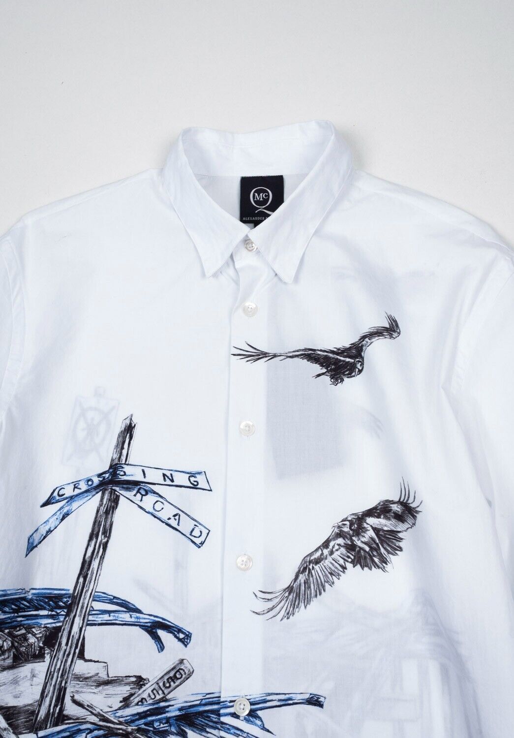 Alexander McQueen New Alexander Mcqueen Men Shirt Size ITA48/Medium, S1271 Size US M / EU 48-50 / 2 - 2 Thumbnail