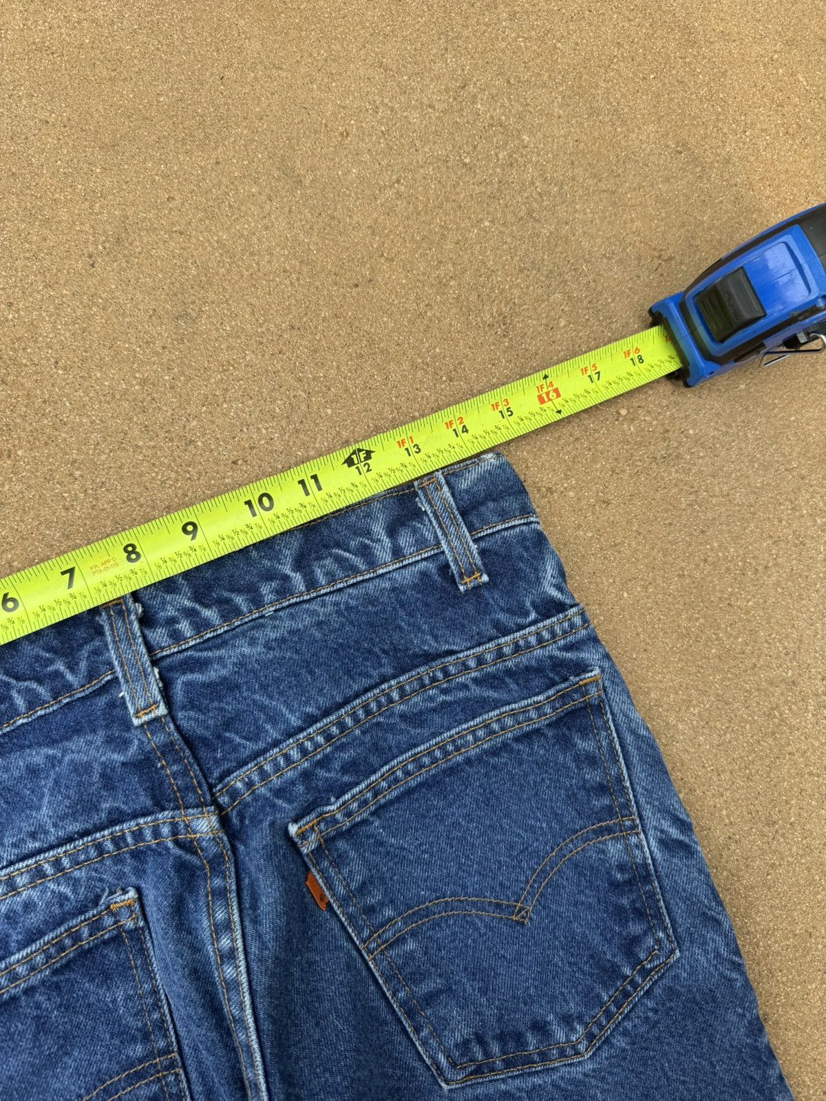 Levi's Vtg 80’s Levi’s 684 Orange Tab Bellbottom Flare Jeans 29x29 Size US 29 - 9 Thumbnail