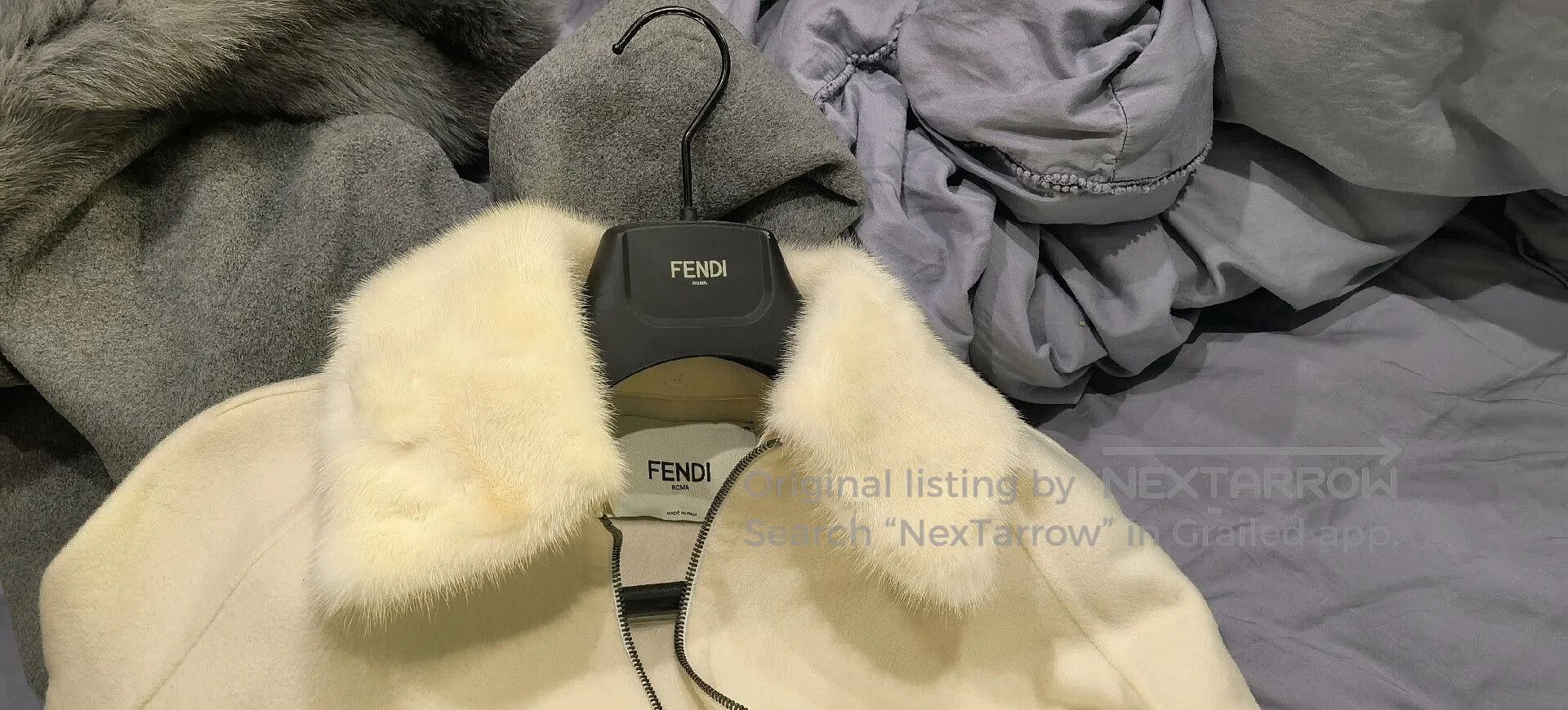 Fendi fendi wool cape coat with unique collar. Size US XS / EU 42 / 0 - 7 Thumbnail