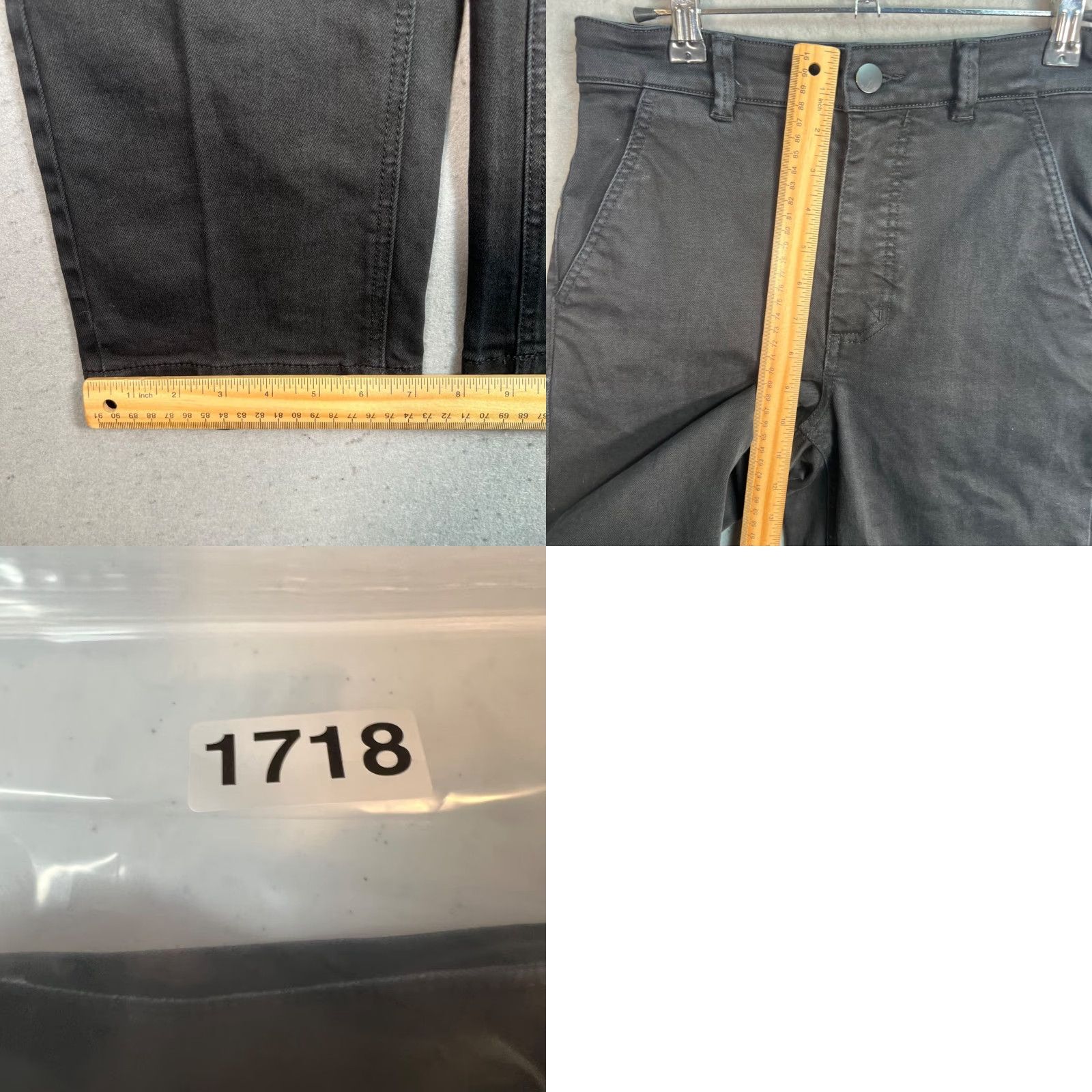 Everlane Everlane Black High-Waisted Straight-Leg Pants Size 2 Cotton Blend Womens Pants Size 26" / US 2 / IT 38 - 8 Thumbnail