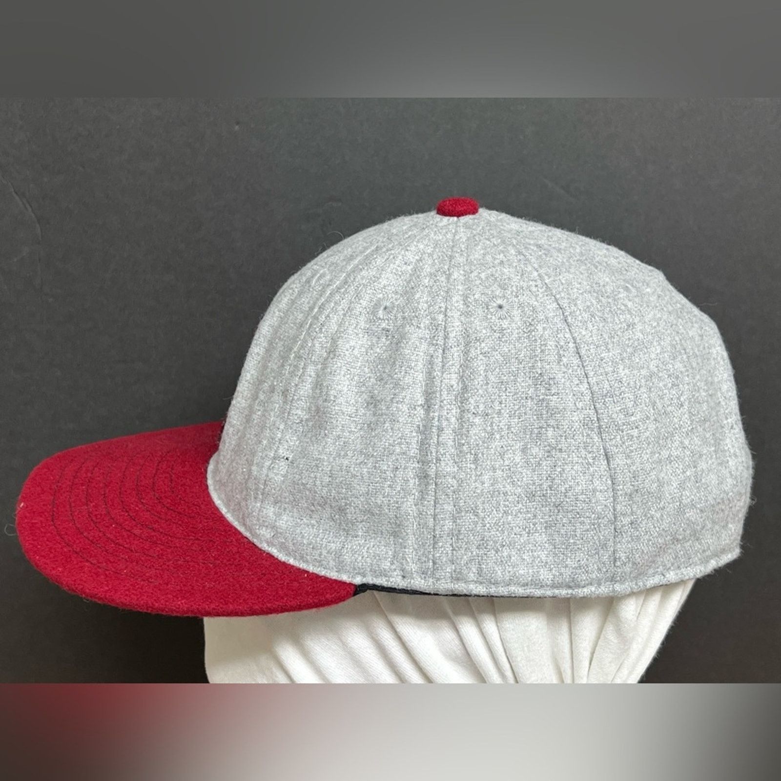 Ebbets Field Flannels Ebbets Field Flannel Alabama 1930 8-Panel Wool Ballcap 7 1/2 Size ONE SIZE - 3 Thumbnail