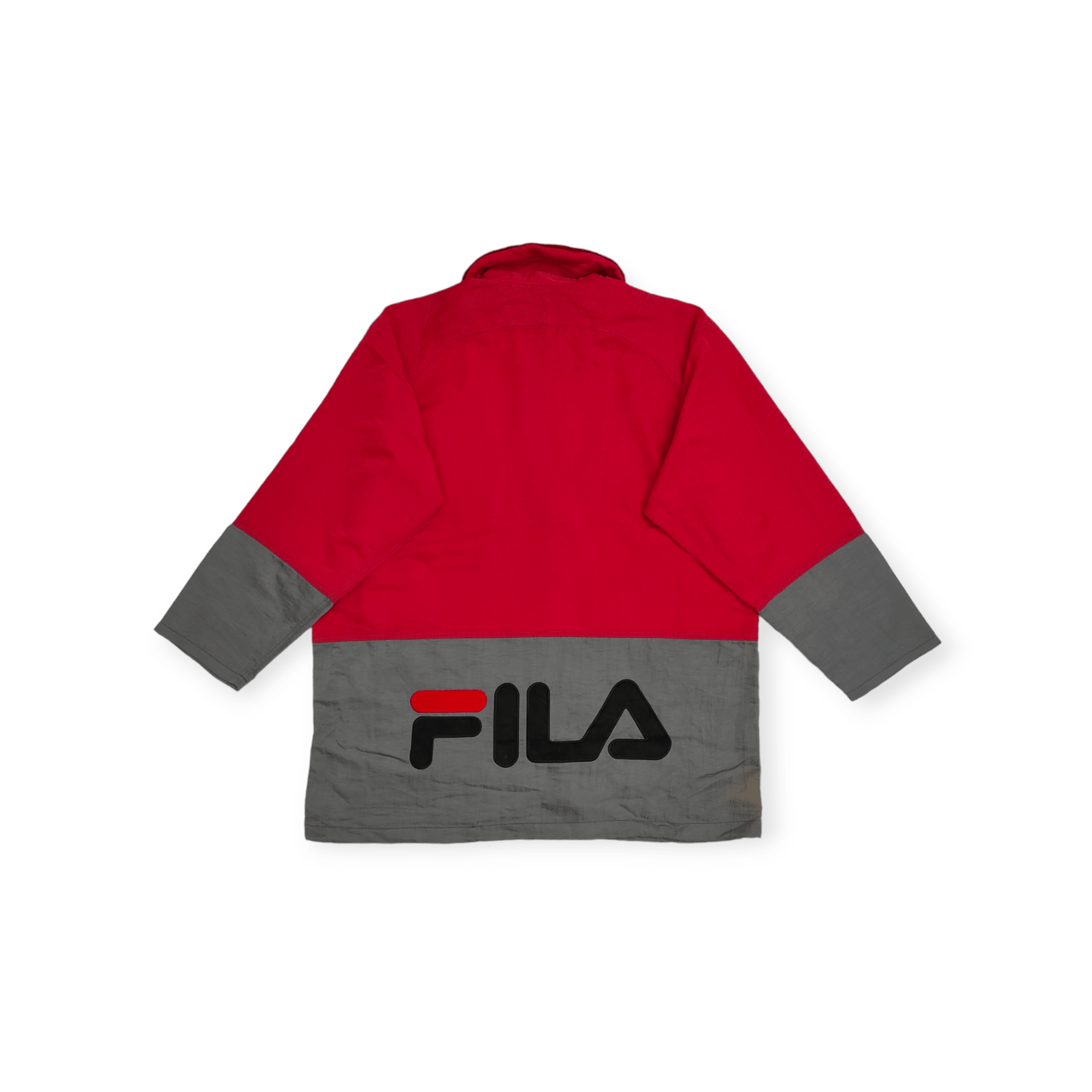 Fila Vintage 90's FILA ITALIA WINDBREAKER Spell Out Parka Jacket Size US M / EU 48-50 / 2 - 2 Thumbnail