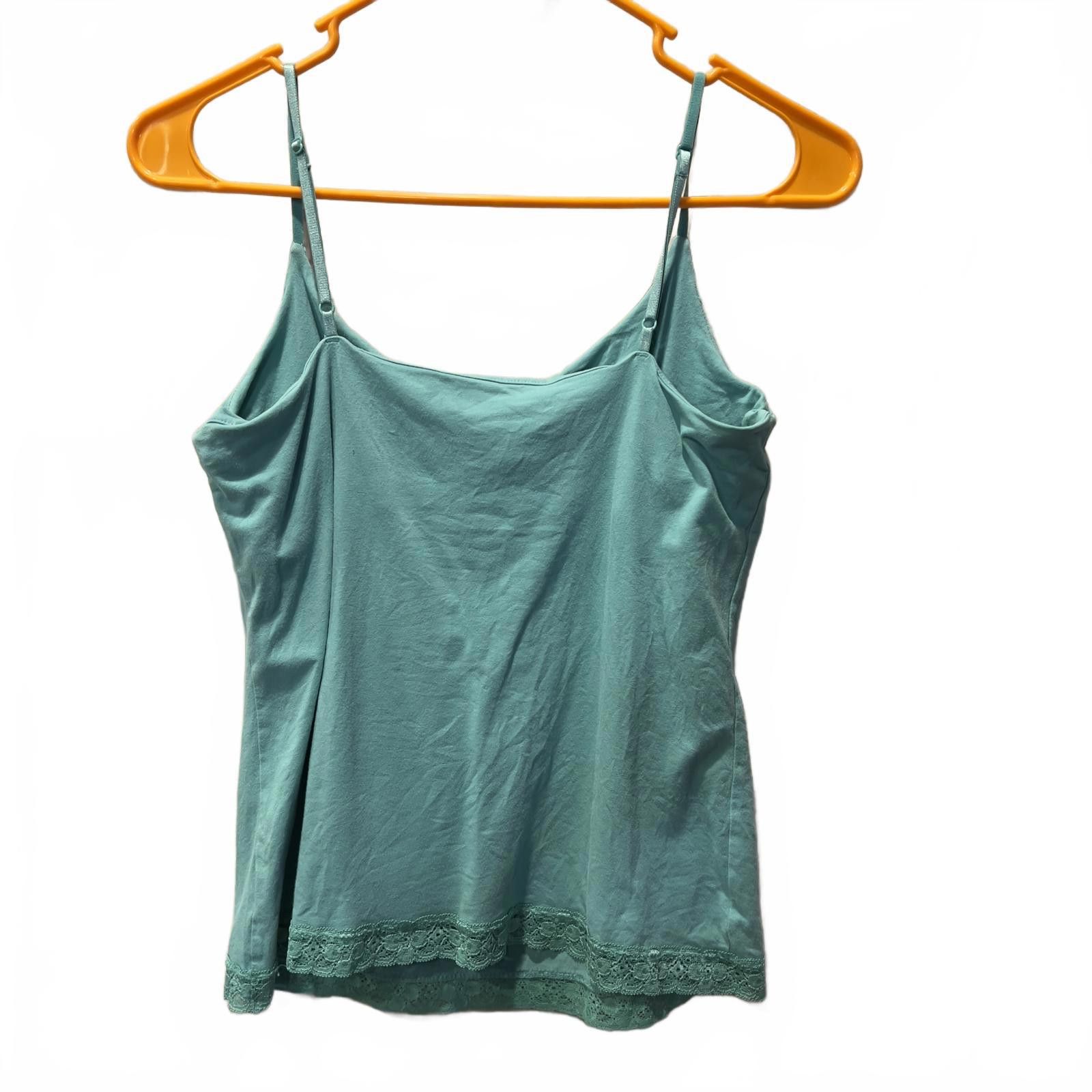 Gap GAP Women's Stretch Tank Top in Light Green, Medium Size M / US 6-8 / IT 42-44 - 2 Thumbnail