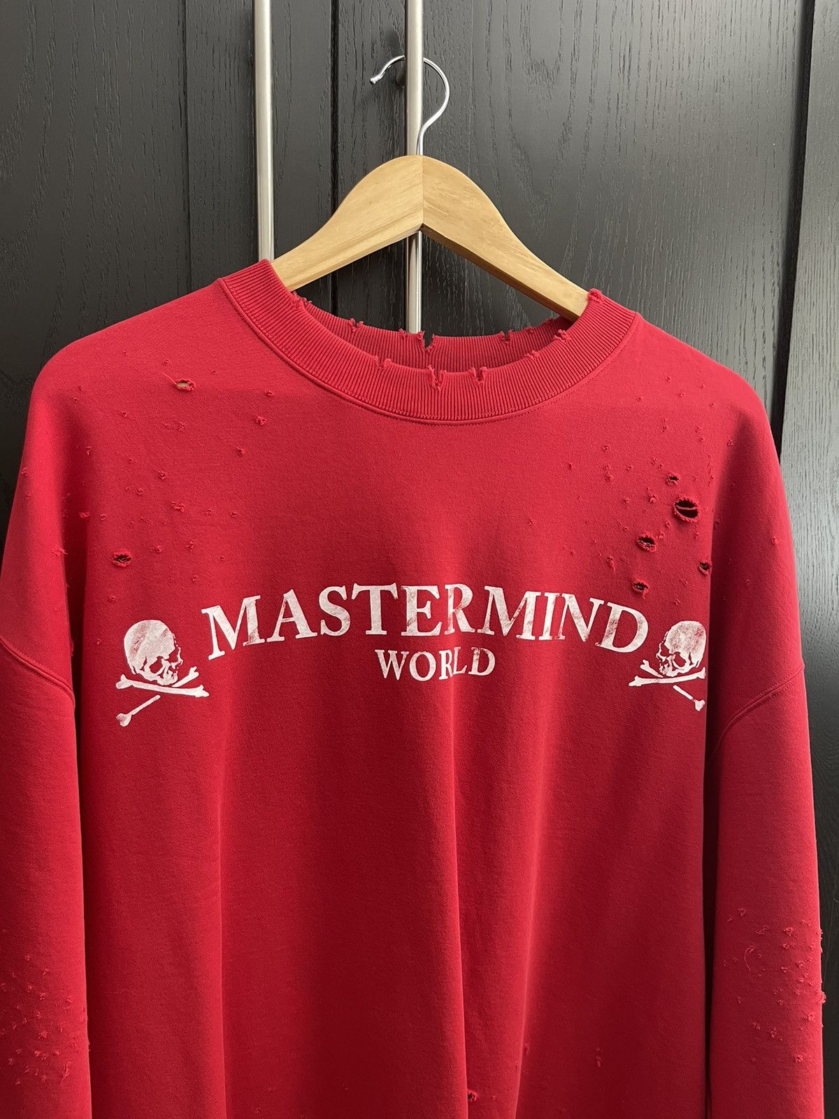 Mastermind World Mastermind Distressed Sweatshirt Size US S / EU 44-46 / 1 - 2 Thumbnail