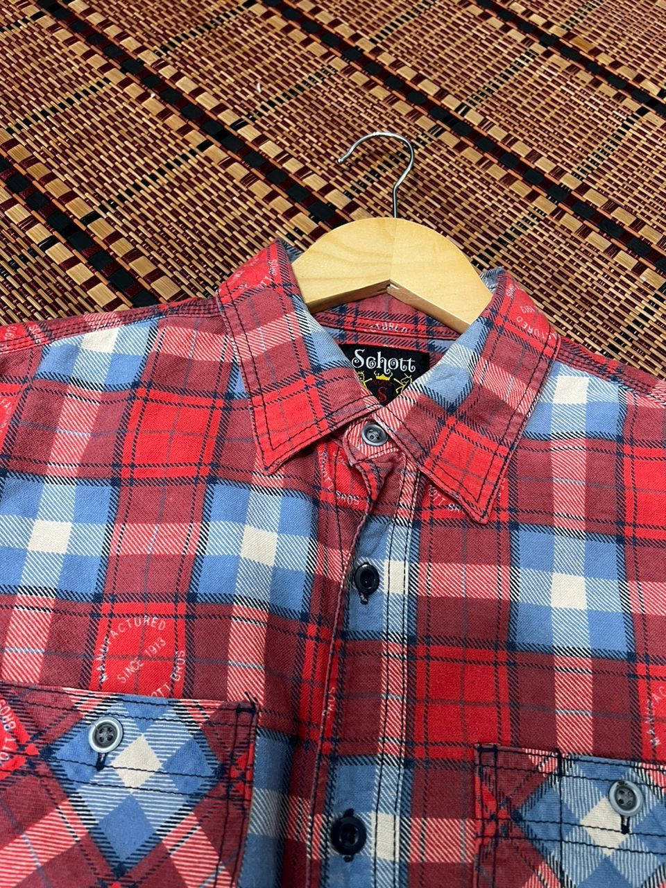 Schott Schott Bros NYC Flannel Size US S / EU 44-46 / 1 - 12 Thumbnail