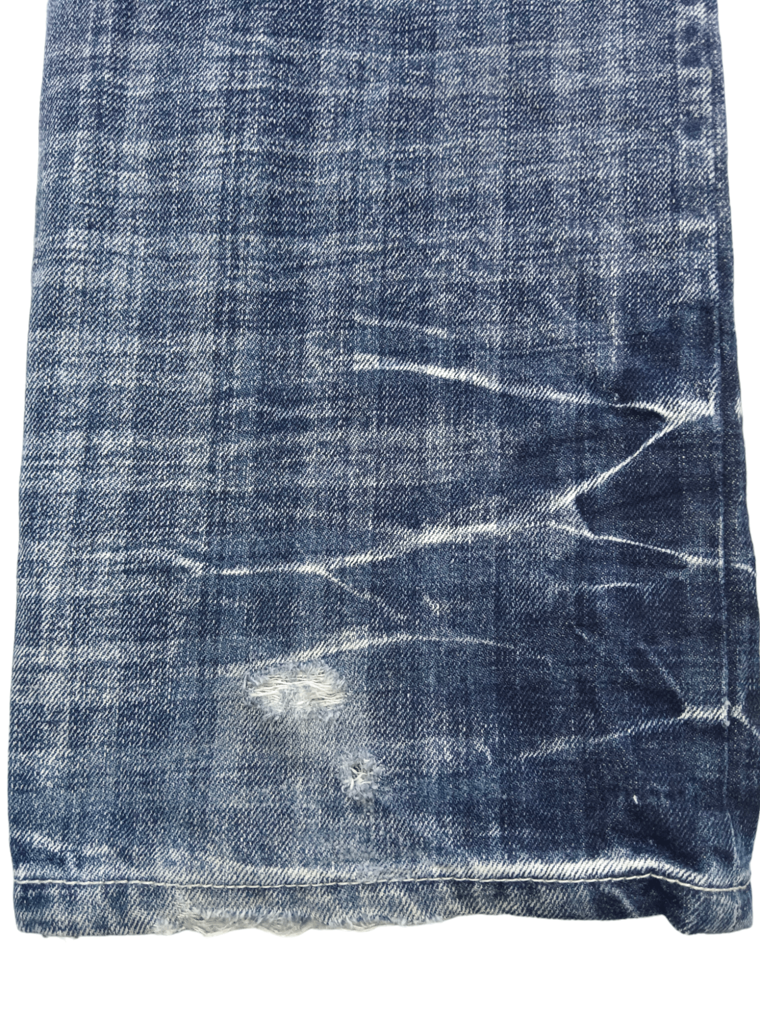 Japanese Brand Root Three Style Clawmark Checkered Denim Size US 30 / EU 46 - 6 Thumbnail