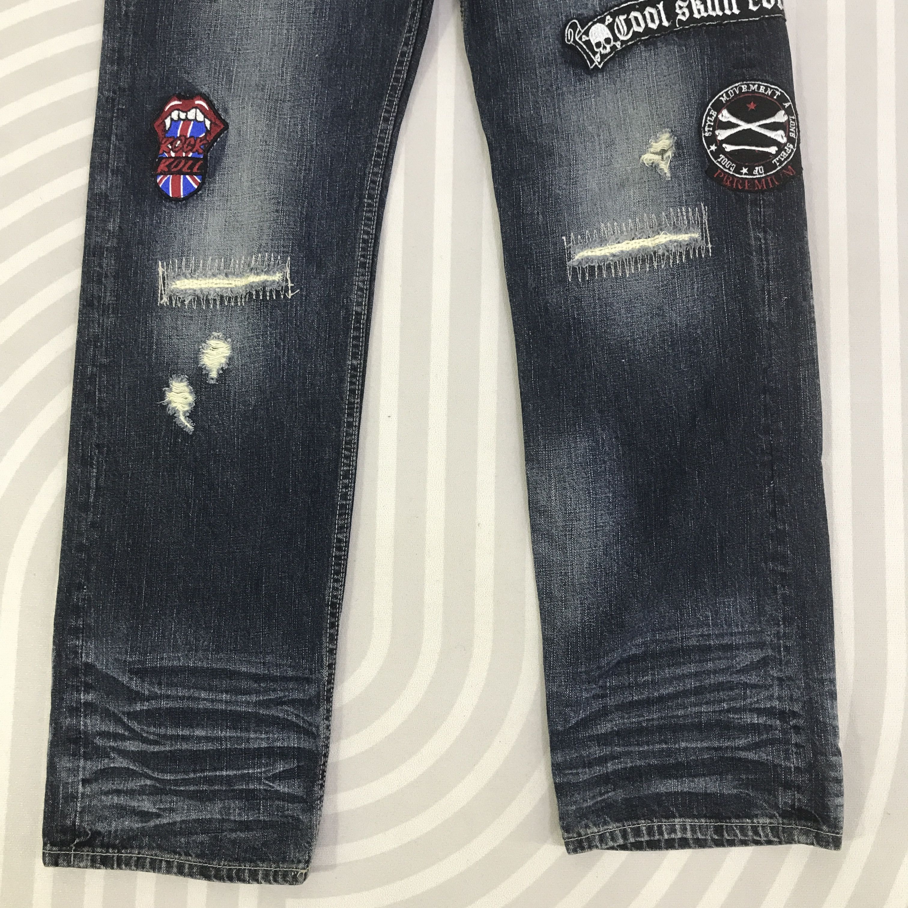 Japanese Brand Vintage Sorridere Punk Denim Japan Jeans K130B2 Size US 32 / EU 48 - 3 Thumbnail