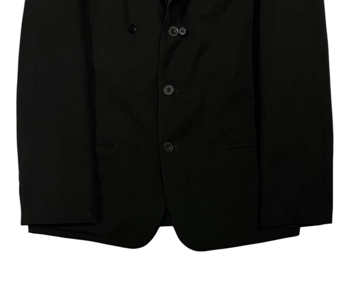 Vintage Vtg🔥Yohji Yamamoto Gabardine Og Black Blazer Wool Jacket Size 40L - 5 Thumbnail