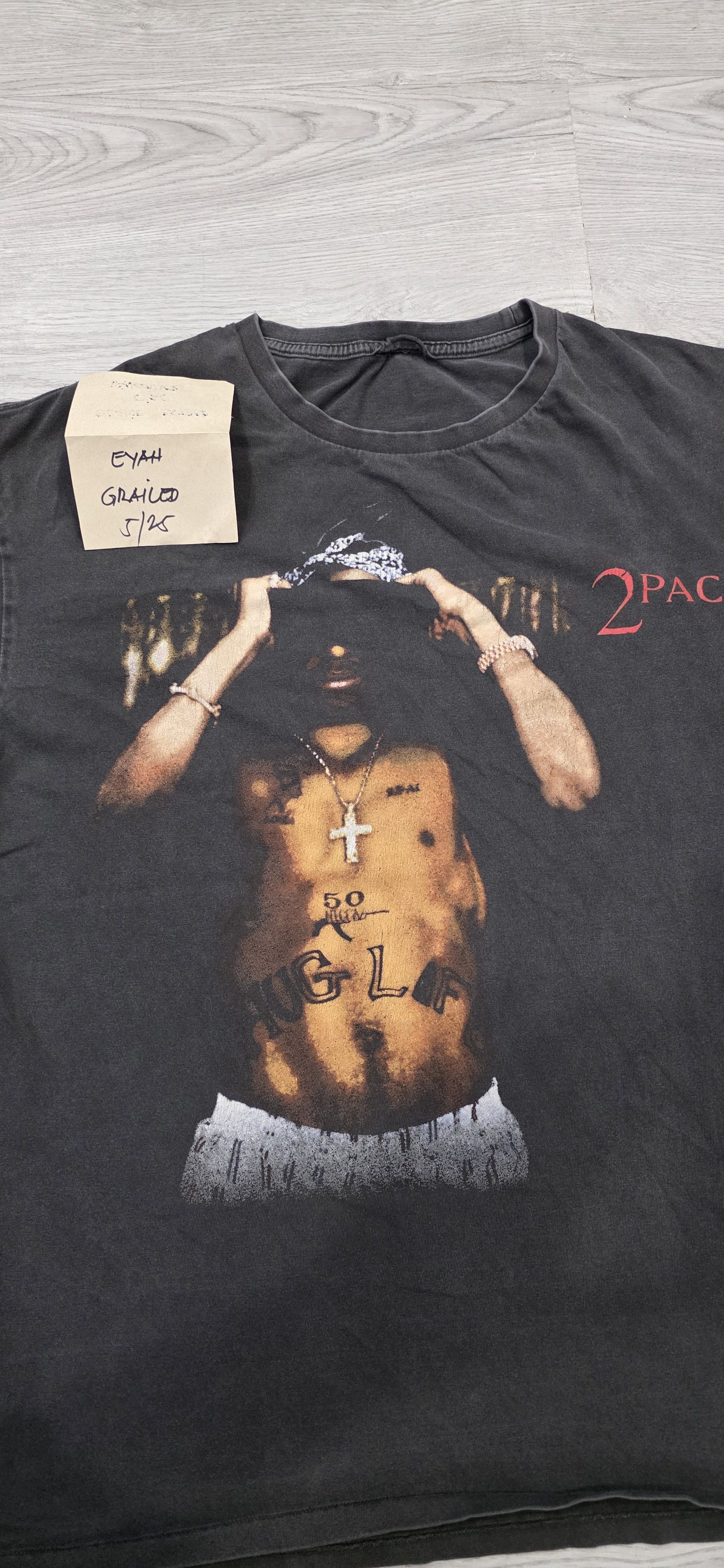 Rap Tees Vintage 90's tupac ALL EYES ON ME Size US XL / EU 56 / 4 - 8 Thumbnail
