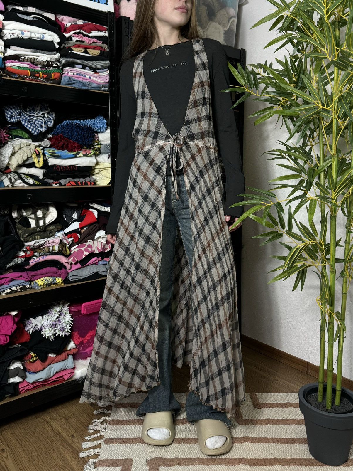 Vintage VINTAGE FULL MESH TIE DRESS Size ONE SIZE - 1 Thumbnail