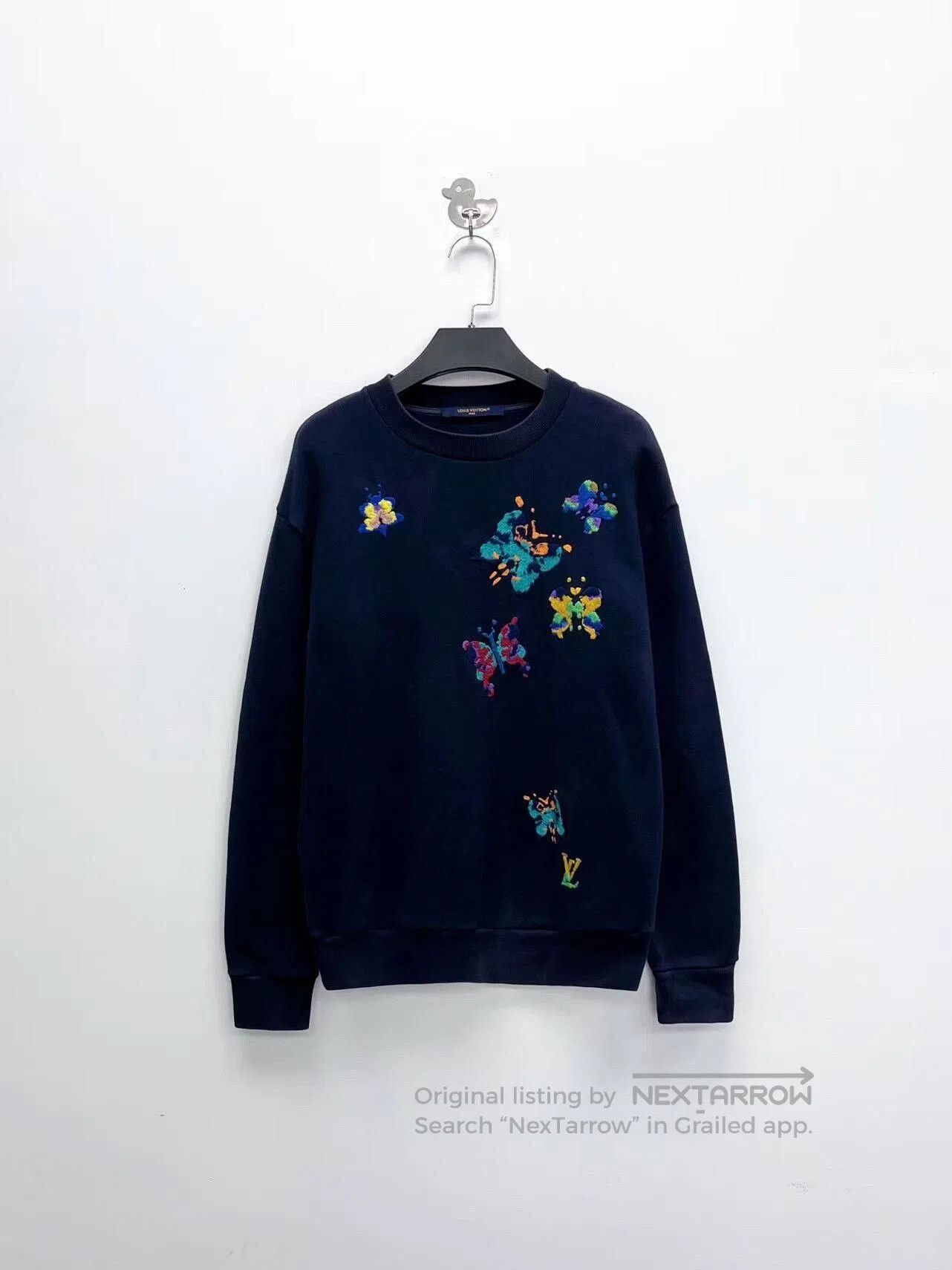 Louis Vuitton new louis vuitton blue butterfly embroidered hoodie. Size US S / EU 44-46 / 1 - 1 Thumbnail