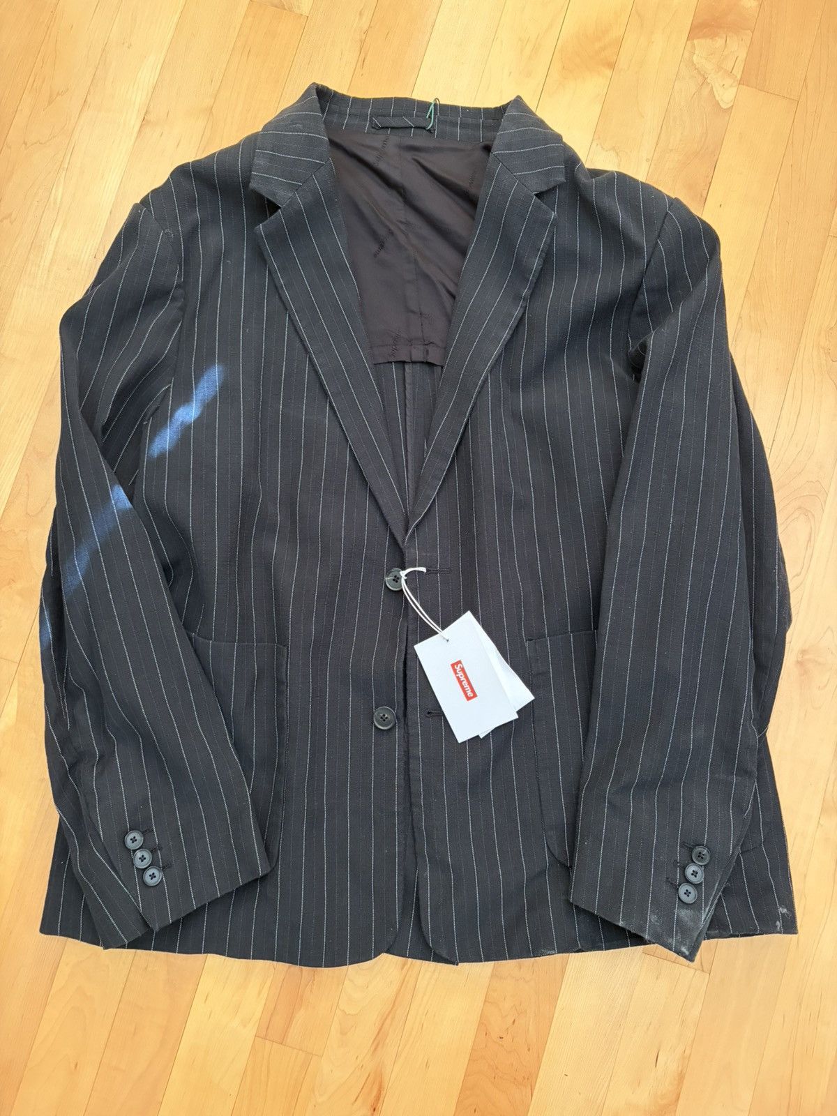 Supreme Supreme Lightweight Pinstripe Suit Size 38R - 6 Thumbnail
