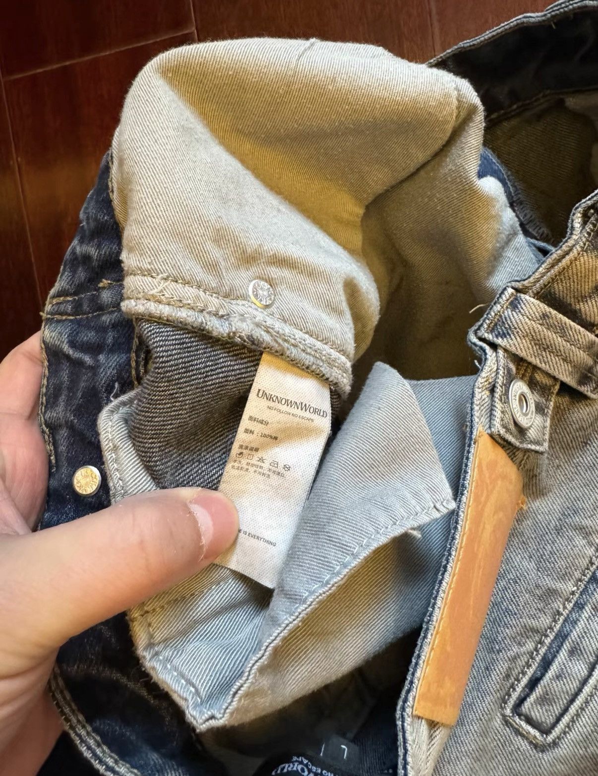 Unknown London UNKNOWNWORLD Cargo Jeans J40 Size US 36 / EU 52 - 6 Thumbnail