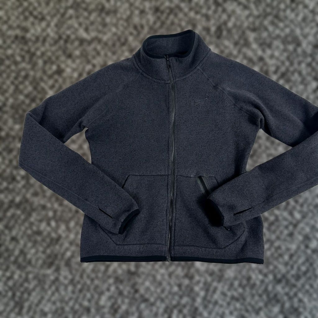 Nike Nike Sweatshirt Womens Small Gray Therma-Fit Full Zip Up Sweatshirt Size S / US 4 / IT 40 - 1 Thumbnail