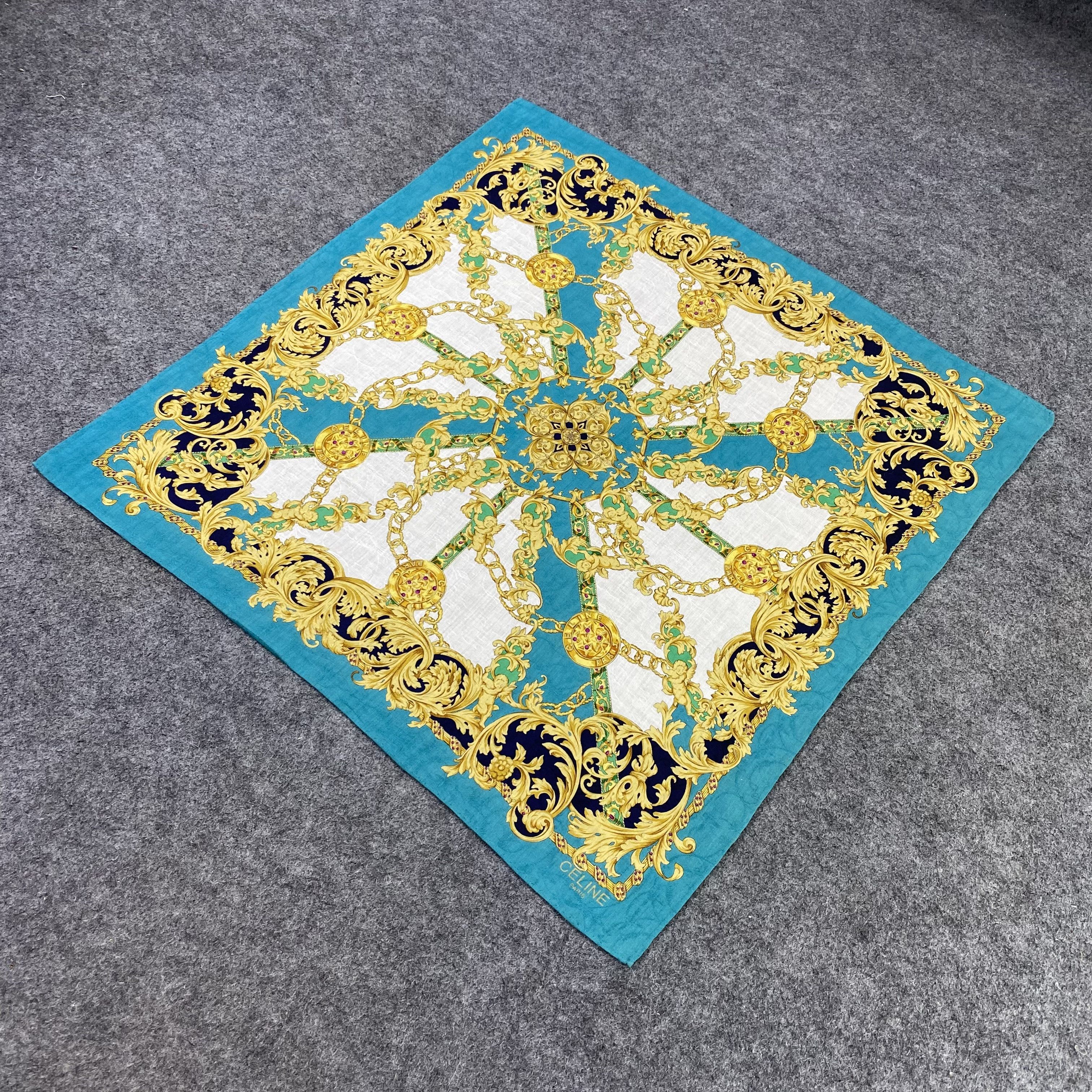 Celine Celine Handkerchief Neckerchief Bandana-B1940 Size ONE SIZE - 4 Thumbnail