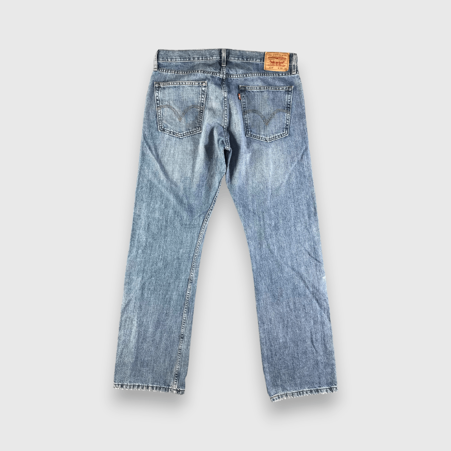 Levi's Vintage Blue Wash Levis 514 Jeans-J3425 Size US 37 - 2 Thumbnail