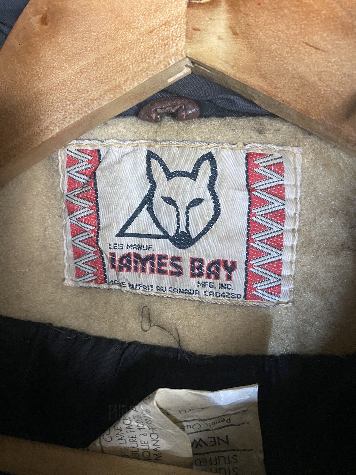 If Six Was Nine VINTAGE JAMES BAY MFG. INC. ARCTIC SCENE WOOL PARKA Size M / US 6-8 / IT 42-44 - 5 Thumbnail