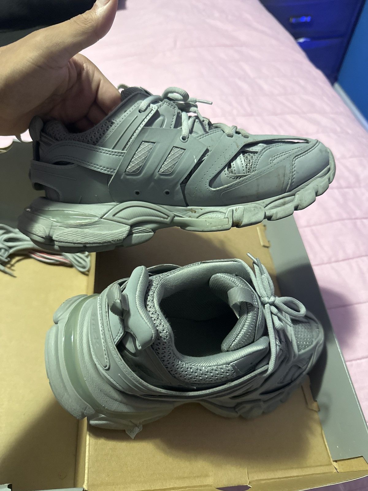 Balenciaga Balenciaga Track 1 Snaeaker Size US 8 / EU 41 - 10 Thumbnail
