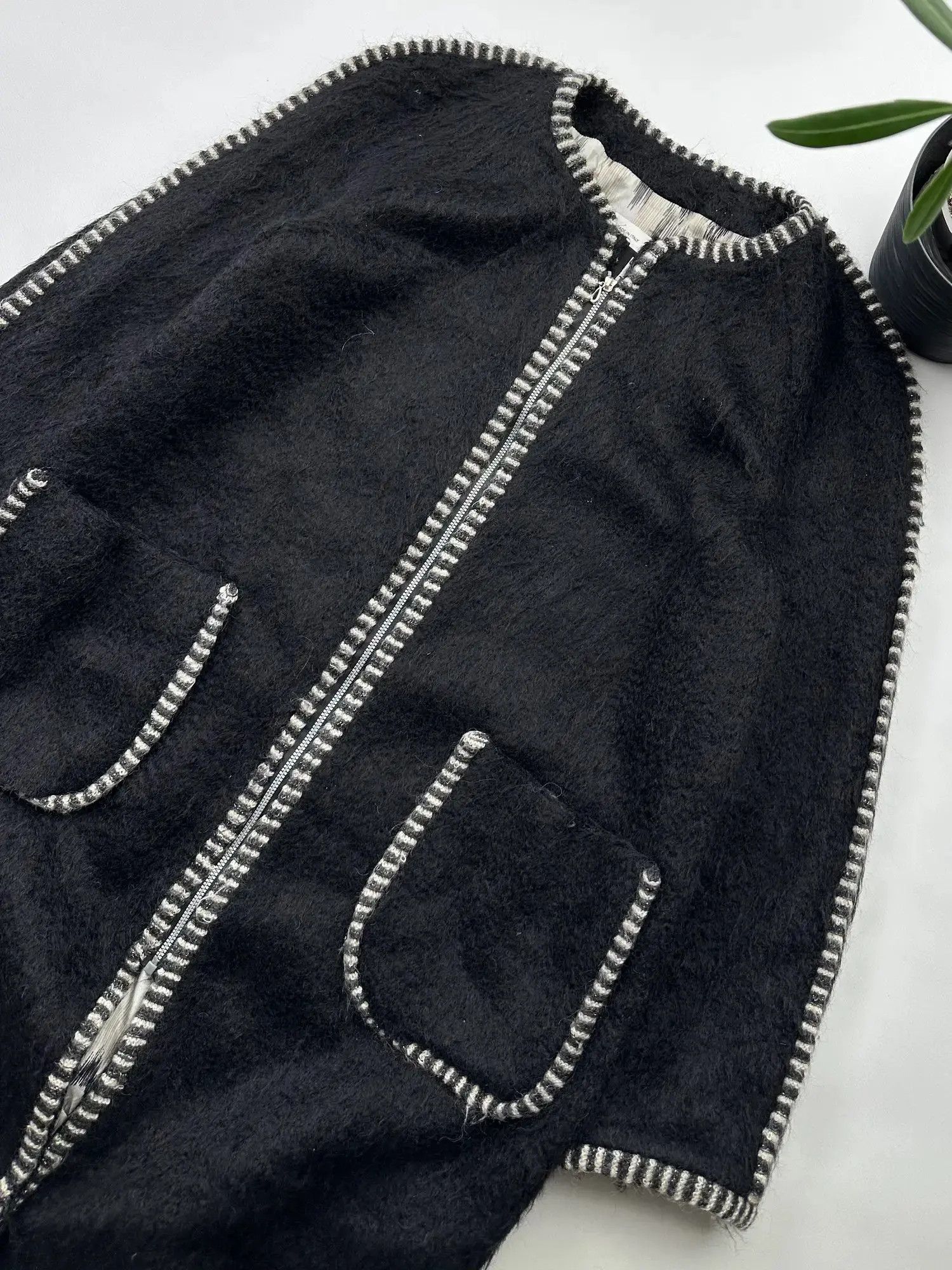 Missoni Missoni Mohair Type Coat (171) Size L / US 10 / IT 46 - 2 Thumbnail