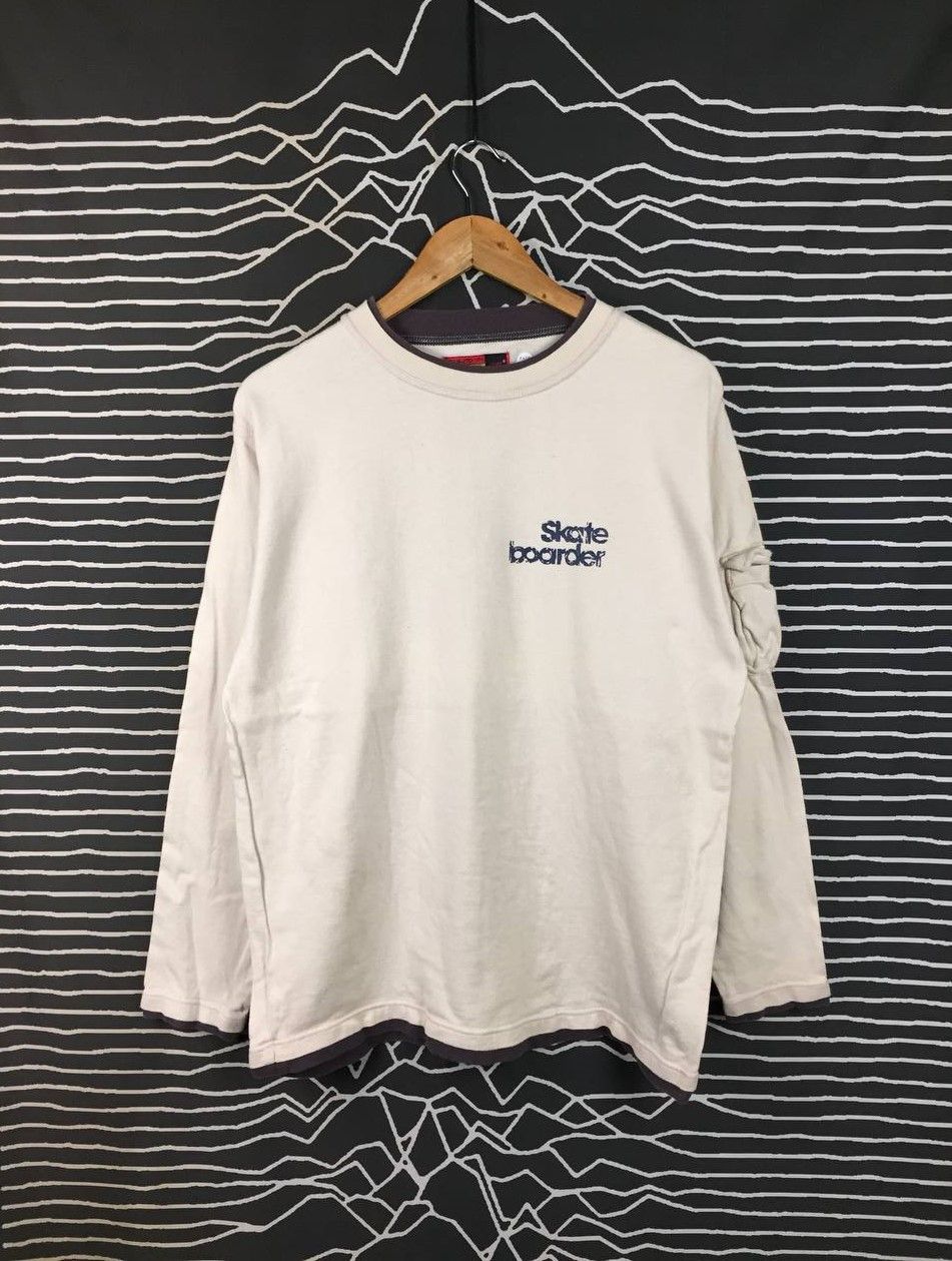 Japanese Brand Chapter 74 Generation Skateboarder Faux-Layered Tee Size US M / EU 48-50 / 2 - 2 Thumbnail