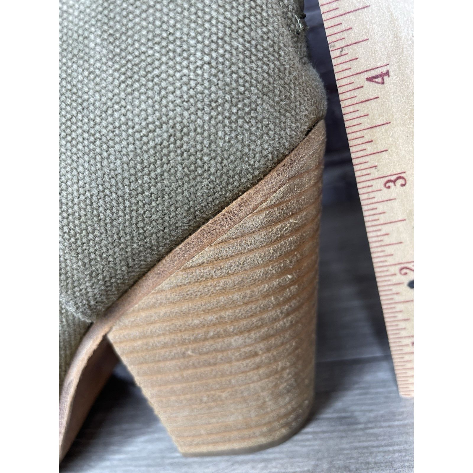 Rag & Bone Rag & Bone Newbury Green Canvas Back Zip Ankle Boots Booties Size US 7.5 / IT 37.5 - 15 Thumbnail