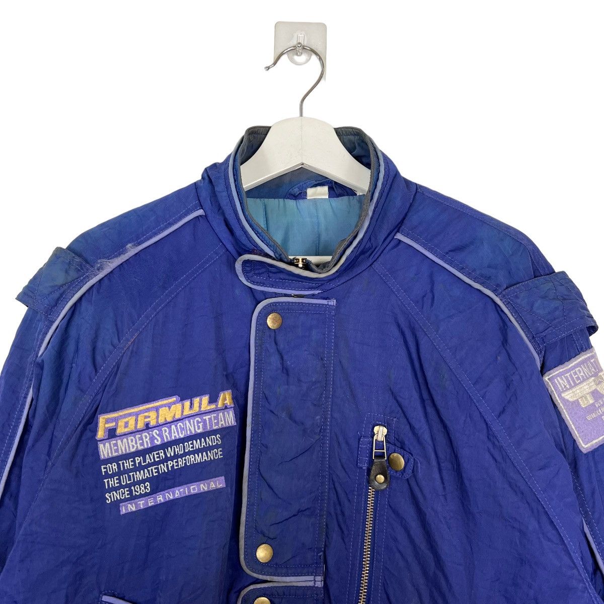 Japanese Brand 🔥 VINTAGE FORMULA MEMBER RACING TEAM BOMBER JACKET Size US L / EU 52-54 / 3 - 3 Thumbnail