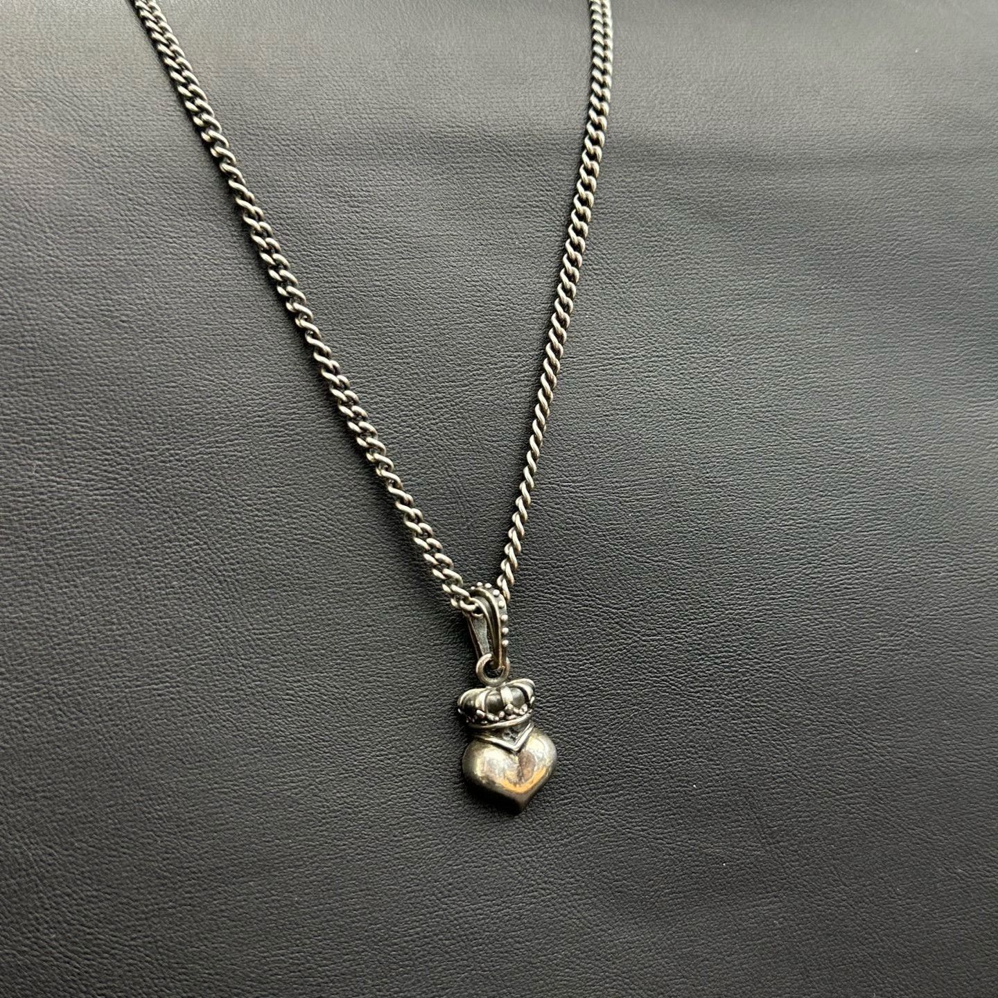 King Baby Studio KING BABY Crown Heart 925 Silver Necklace Size ONE SIZE - 1 Preview