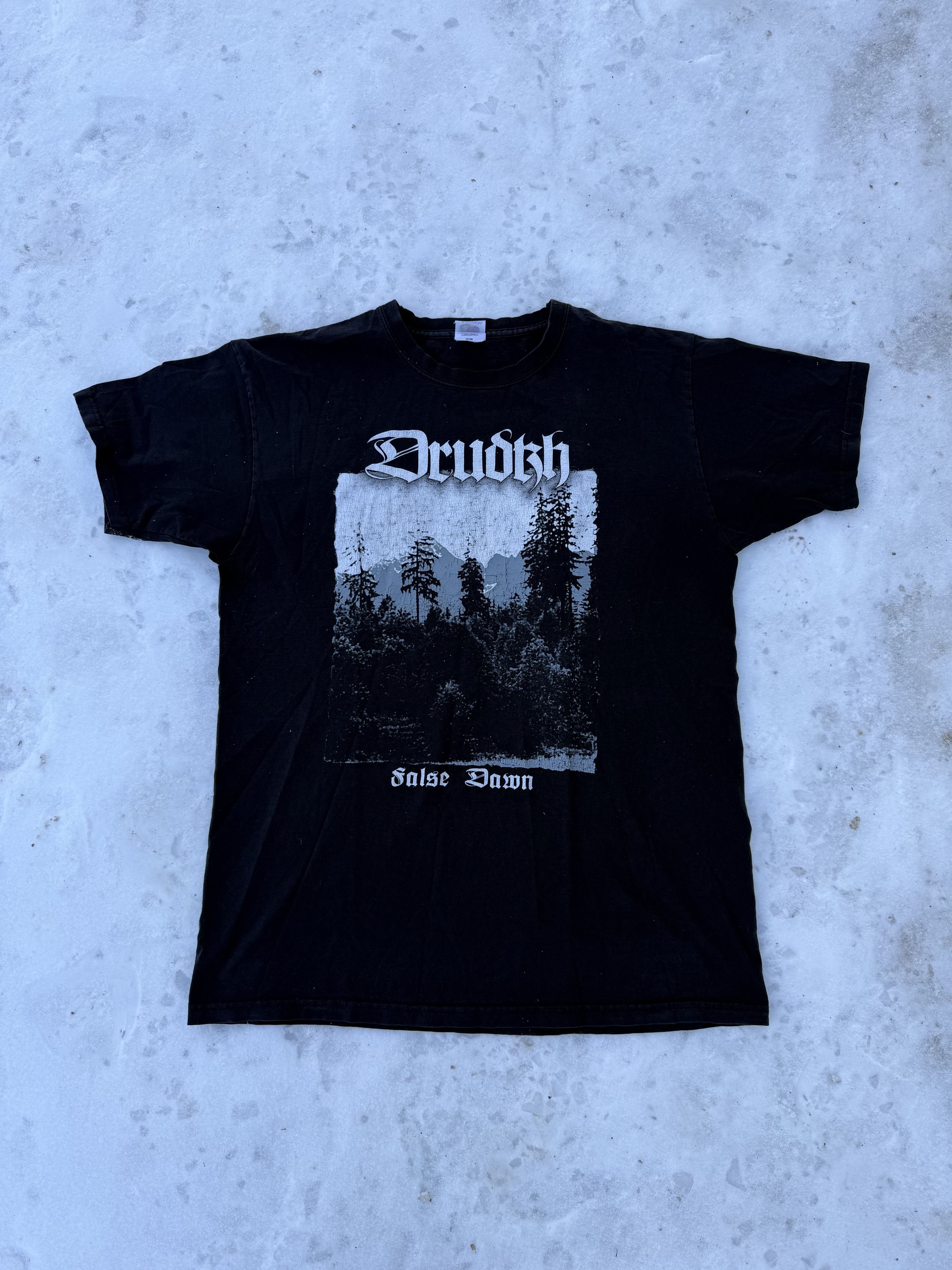 Vintage Drudkh False Down black metal band vintage tshirt 00s Size US M / EU 48-50 / 2 - 1 Thumbnail