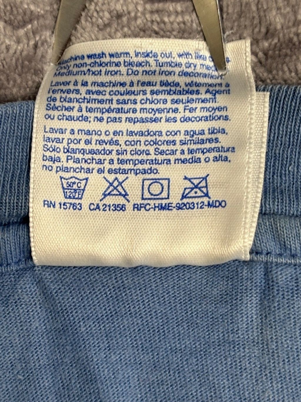 Hanes Men's Vintage 1996 Single Stitch Jose Cuervo T-Shirt Blue L Size US L / EU 52-54 / 3 - 10 Thumbnail