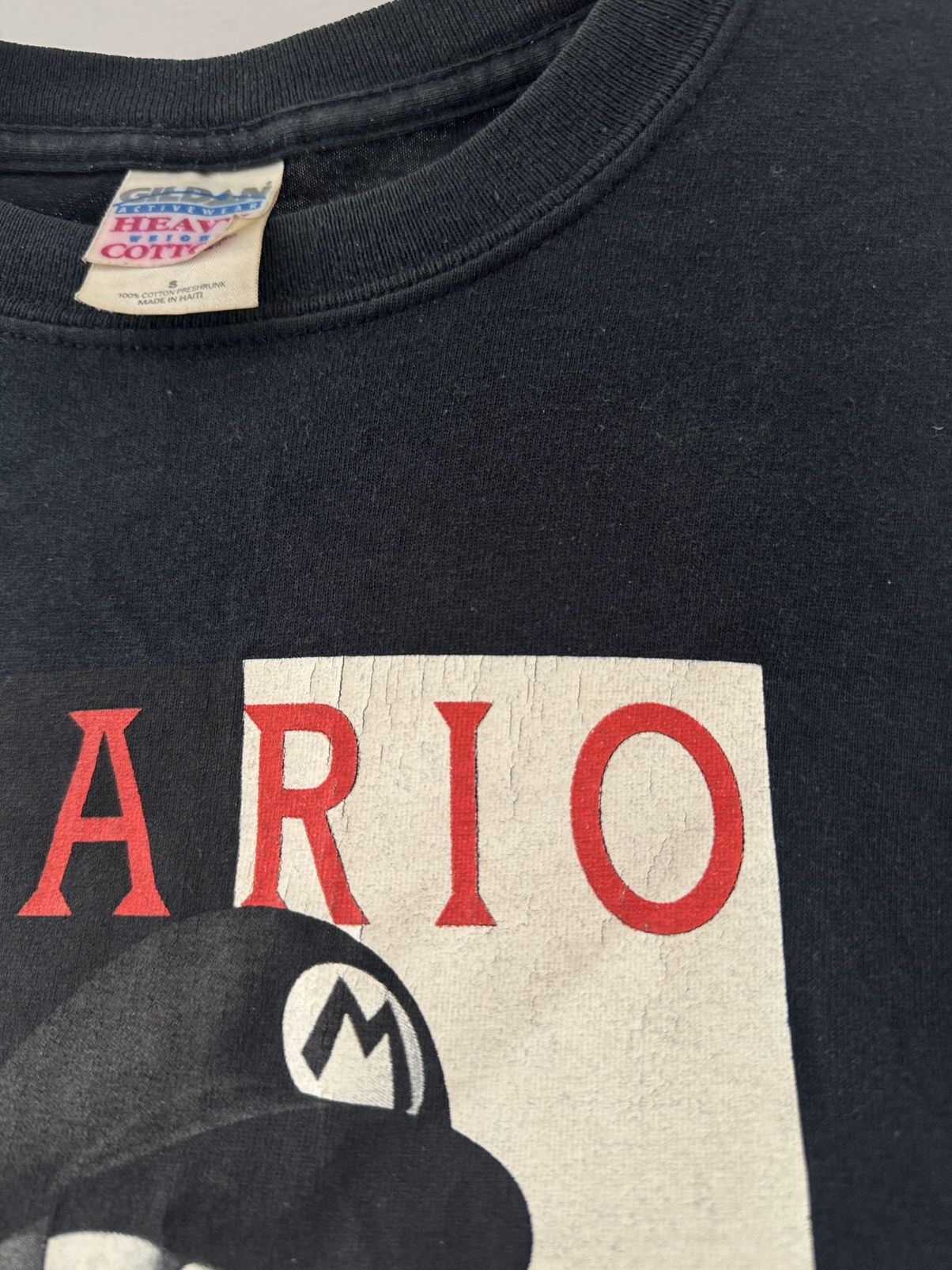 Nintendo Vtg 2007 Mario Scarface Size US S / EU 44-46 / 1 - 6 Thumbnail