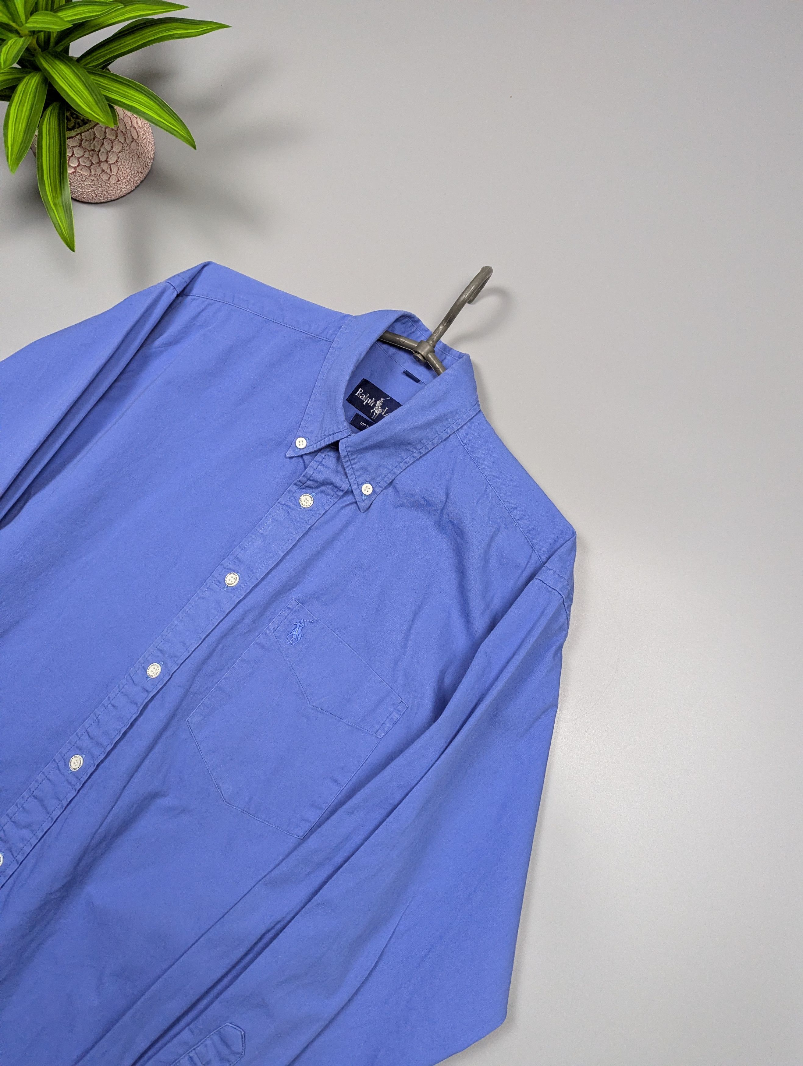 Polo Ralph Lauren Polo Ralph Lauren Vintage Purple Sport Shirt Chest Pocket Size US M / EU 48-50 / 2 - 3 Thumbnail