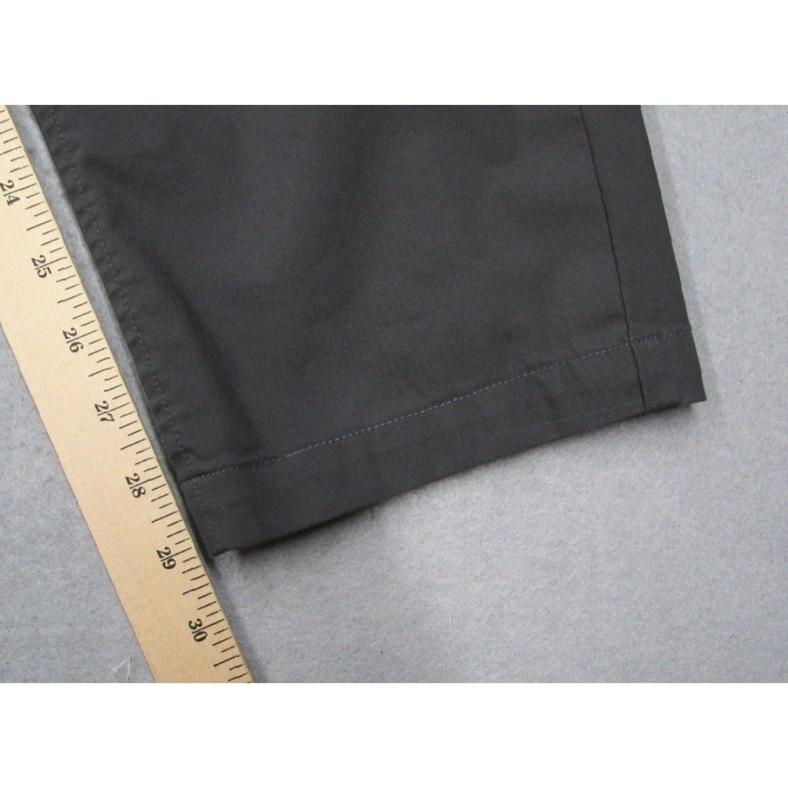 Vintage KIT AND ACE Men’s Slim Chino Pants 36 Gray Slim Fit Travel Performance 36x29 Regular Inseam Gray Logo Pockets Zipper Size US 36 / EU 52 - 7 Thumbnail