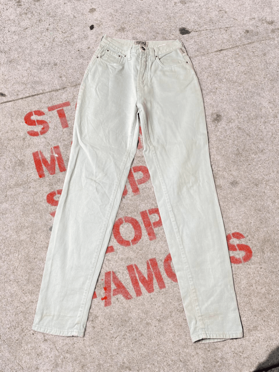 Versace Jeans Couture VERSACE JEANS COUTURE Slim Fit Denim Jeans Clean Look Size 29" - 1 Thumbnail
