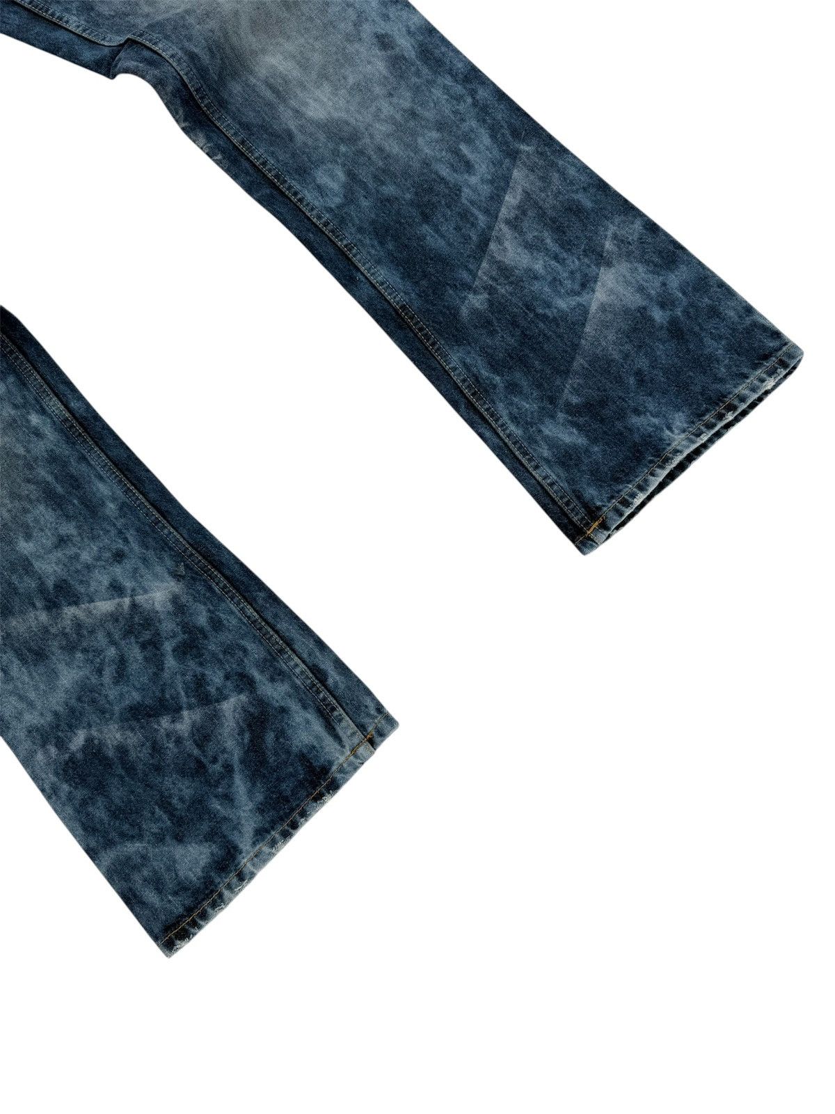 Le Grande Bleu (L.G.B.) ANTI LABEL ACIDWASH FLARE BOOTCUT JEANS Size US 28 / EU 44 - 6 Thumbnail