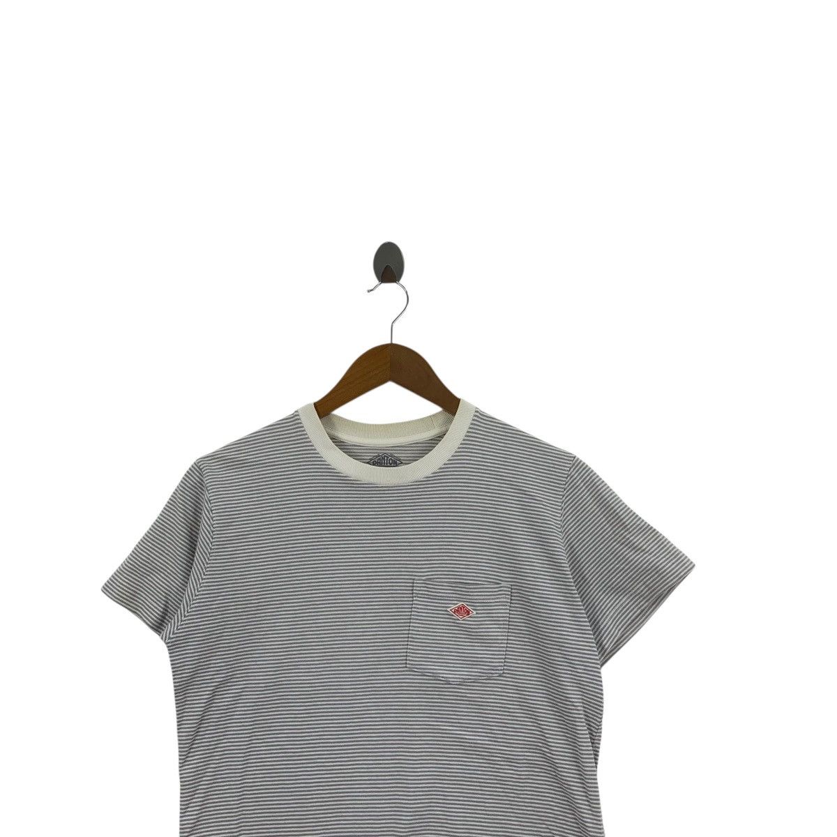 Danton DANTON FRANCE Vetements De Travail Striped Pocket Tee Shirt Size S / US 4 / IT 40 - 2 Thumbnail