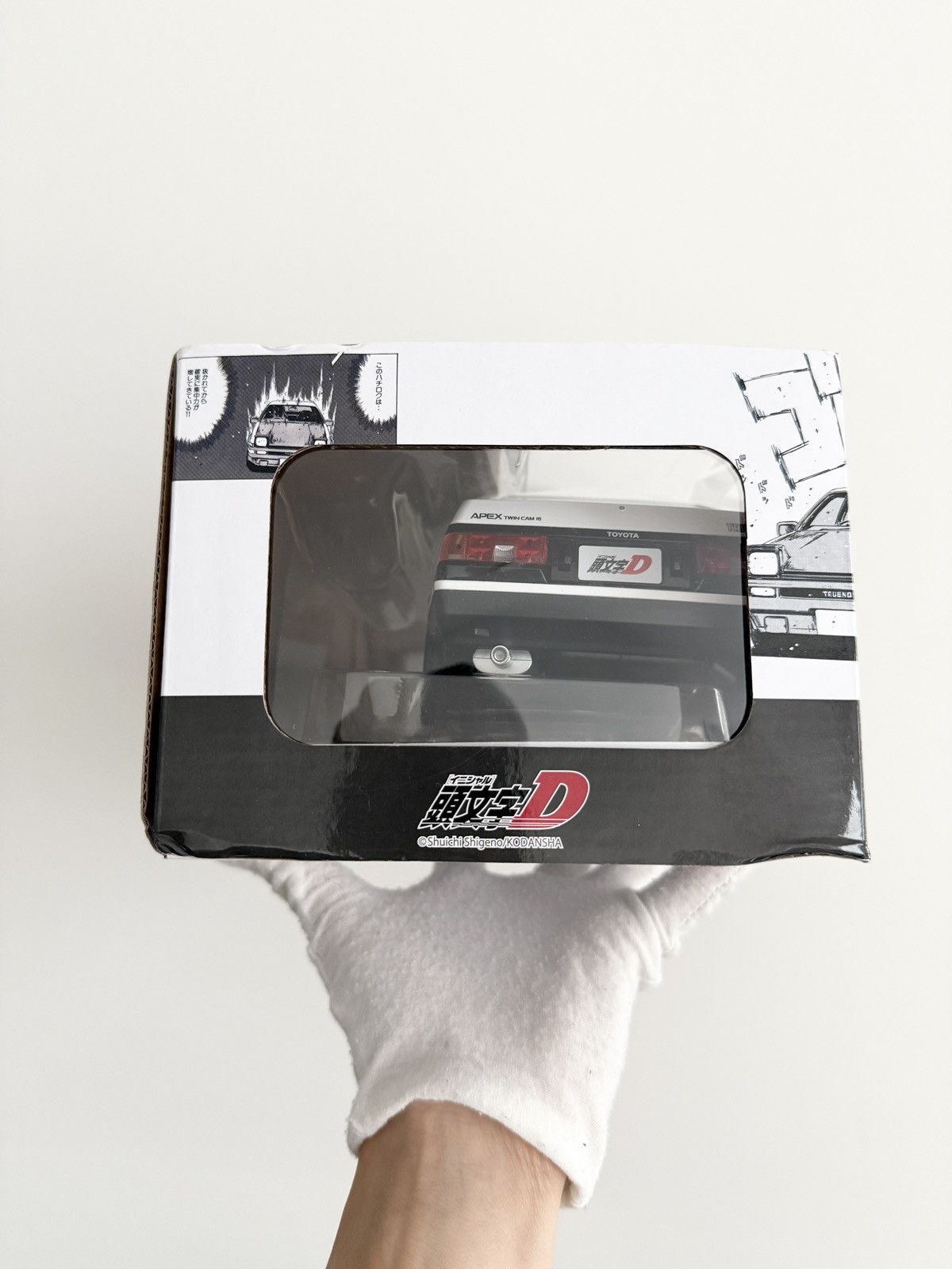 Formula 1 RARE! INITIAL D TOYOTA AE86 Sprinter Trueno Tissue Box Size ONE SIZE - 7 Thumbnail