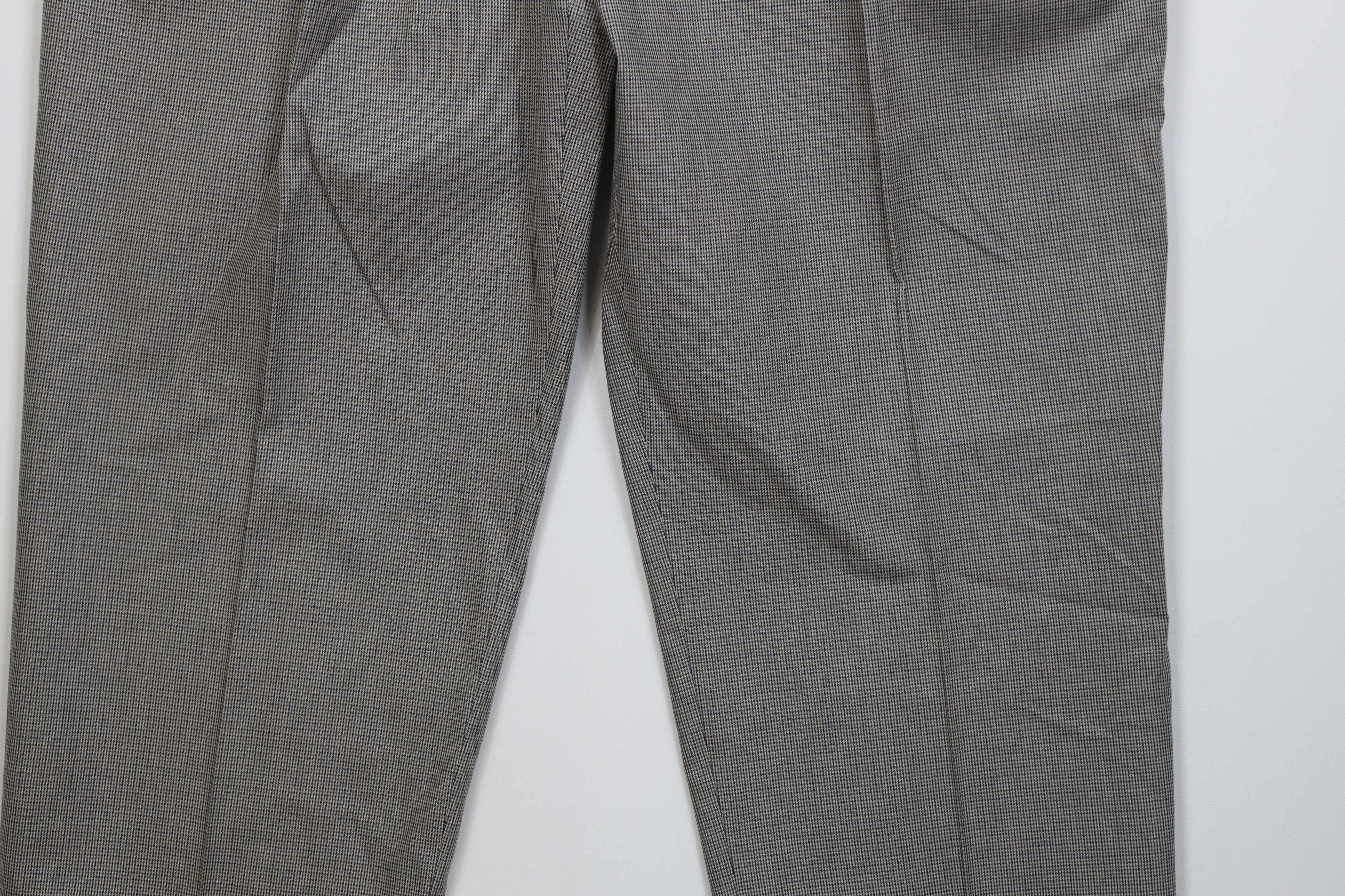 Eddie Bauer Vintage 90s Eddie Bauer Wide Leg Chino Pants Houndstooth USA Size US 36 / EU 52 - 4 Thumbnail