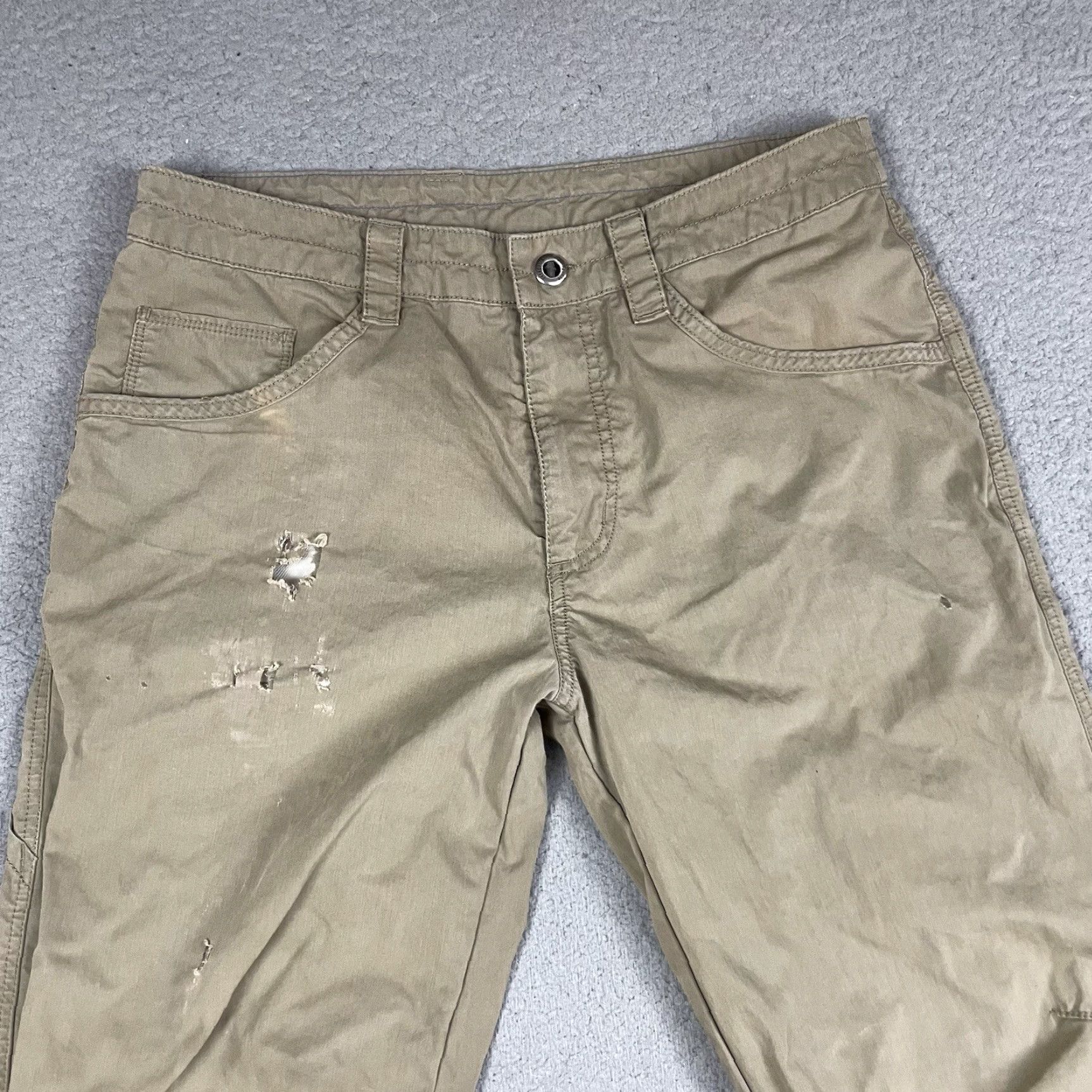 Patagonia Patagonia Pants Men's 30 Beige Organic Cotton Nylon Outdoor Hiking Distressed Carpenter Size US 30 / EU 46 - 3 Thumbnail