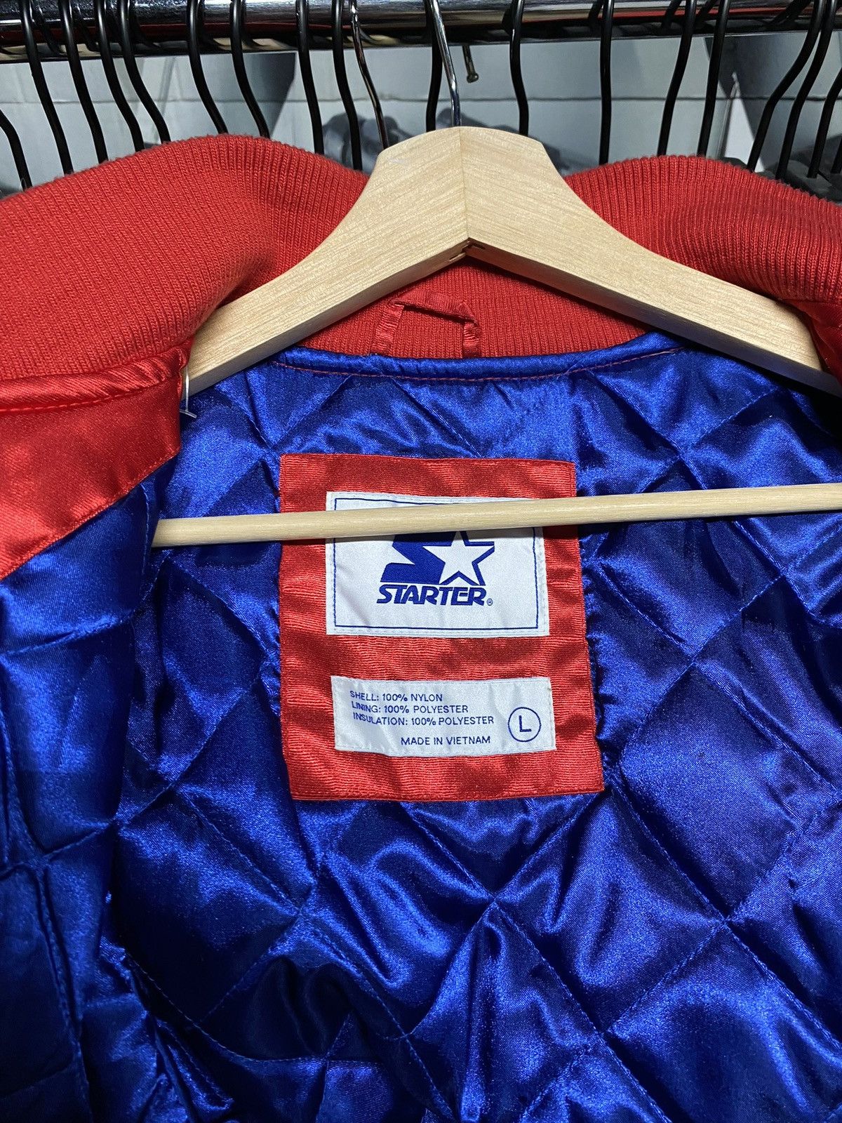 Vintage 00’ Los Angeles Clippers Jacket Satin Starter Medium