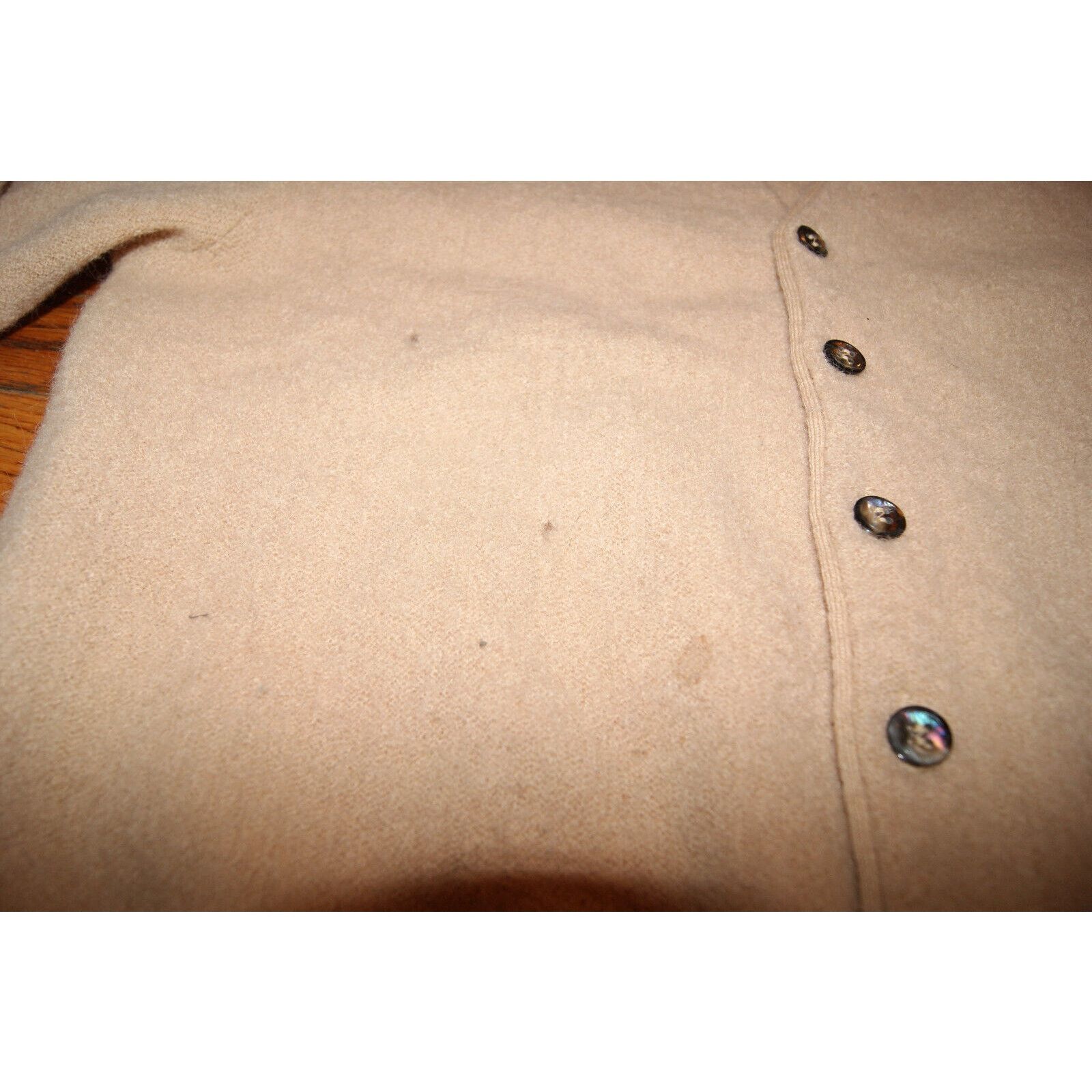 Other VTG 60s Arnold Palmer Alpaca Wool Cardigan Sweater L Holes Size US L / EU 52-54 / 3 - 6 Thumbnail