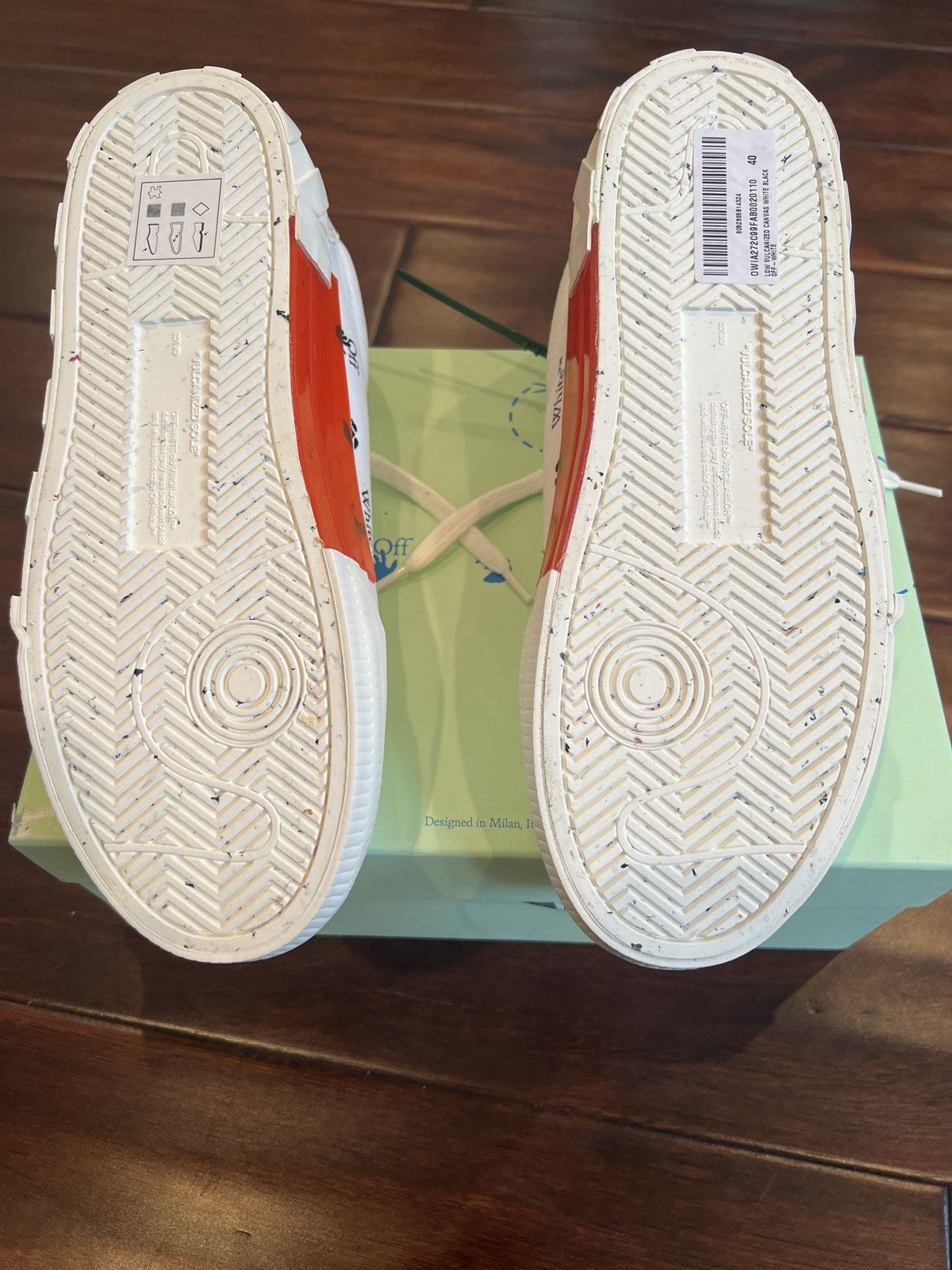Off-White Off white low vulcanized canvas Size US 9 / IT 39 - 5 Thumbnail