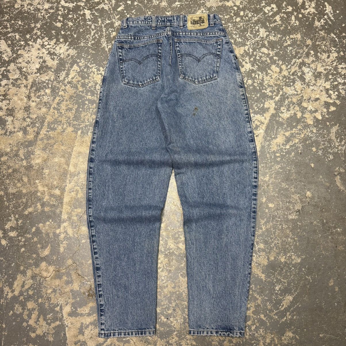 Levi's Vintage Levi’s Silvertab Light Wash Baggy Blue Jeans Pants Size US 28 / EU 44 - 1 Thumbnail