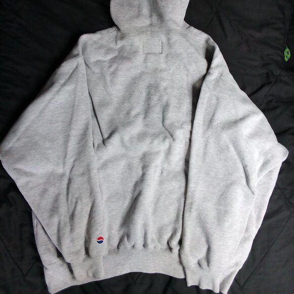 Pepsi Vintage Pepsi Spell Out Embroidered Hoodie Sweatshirt Size US XL / EU 56 / 4 - 7 Thumbnail