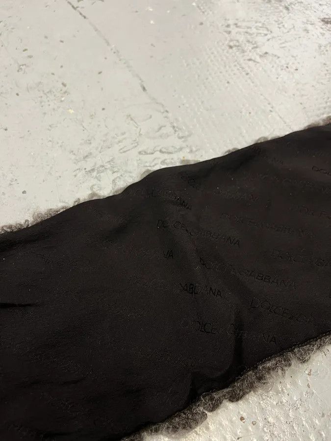Dolce & Gabbana 1990s Dolce & Gabbana Grey Cashmere & Silk Scarf Size ONE SIZE - 5 Thumbnail