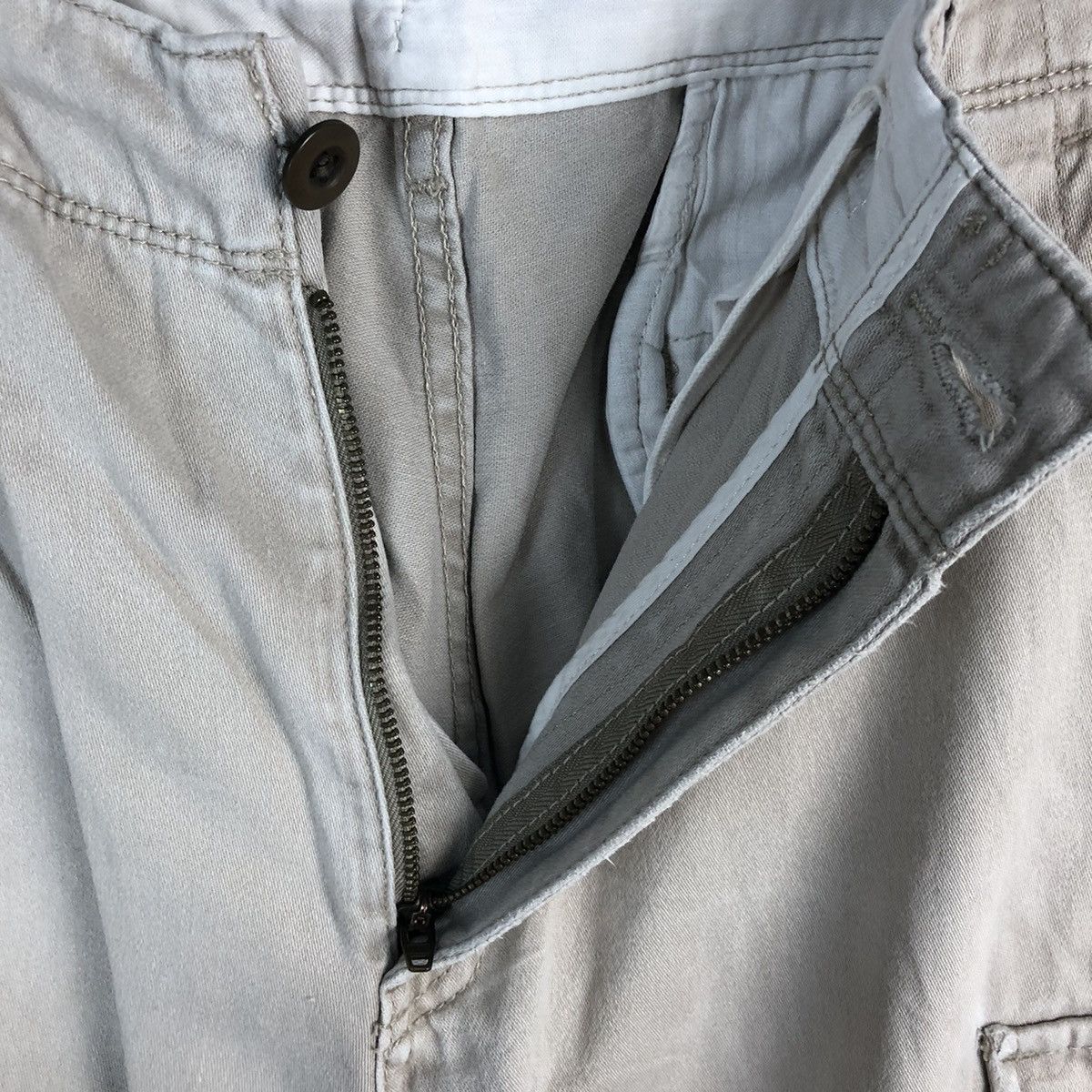 Japanese Brand DL Uniqlo Brown Cargo Multipocket Pants #C213 Size US 33 - 13 Thumbnail