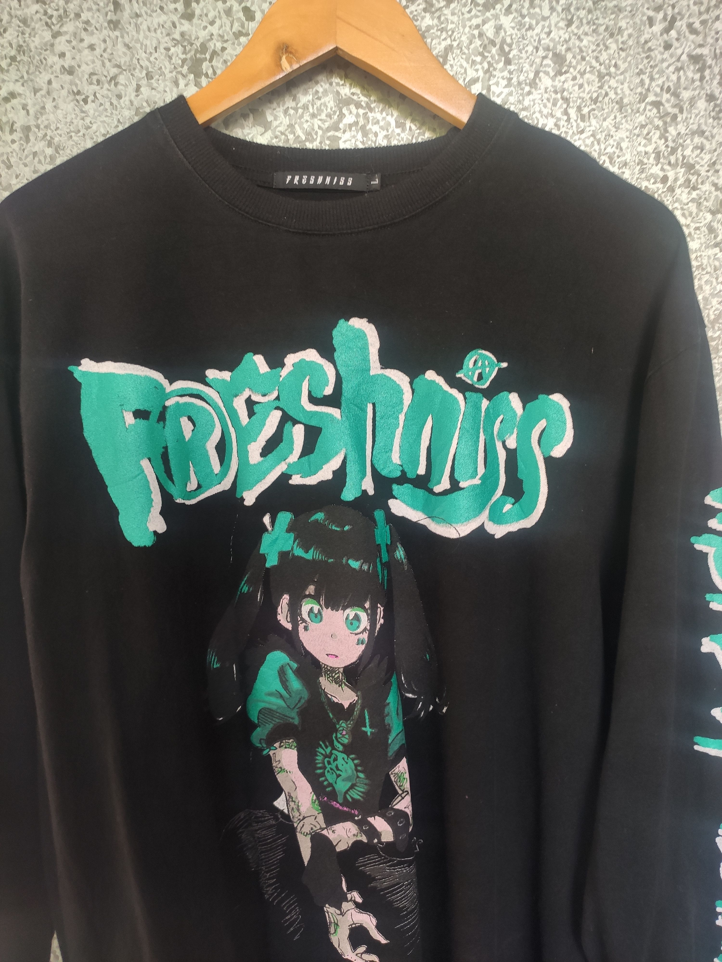 Japanese Brand Freshniss t shirt long sleeve Size US L / EU 52-54 / 3 - 5 Thumbnail