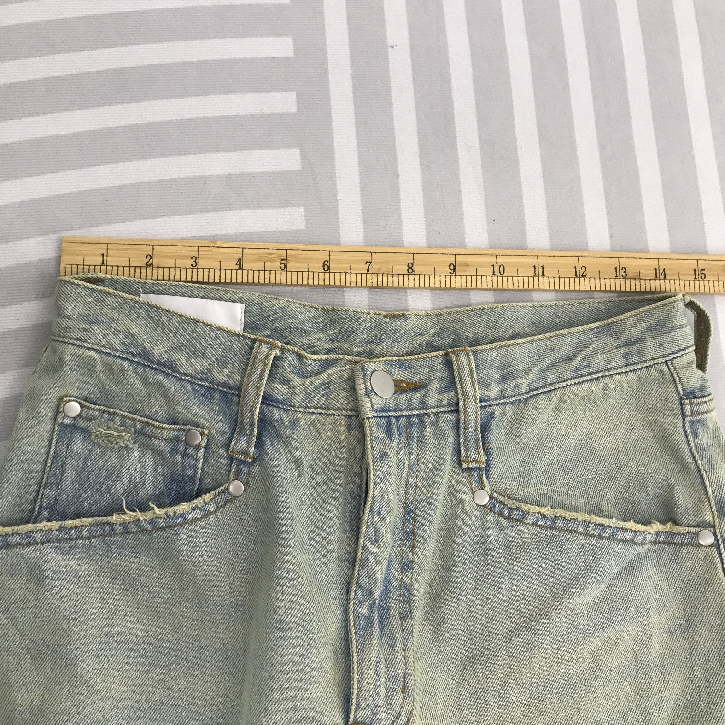 Japanese Brand × Vintage Vtg Rusty Denim Japanese brand Distressed Baggy jeans Size US 29 - 8 Thumbnail
