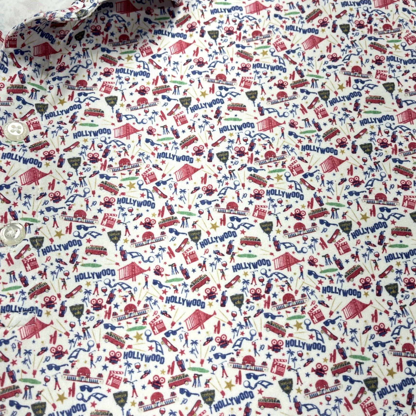 johnnie-O Nike Shirt Polo Mens XL White California Golf Loud Show Biz Loud Size US XL / EU 56 / 4 - 3 Thumbnail