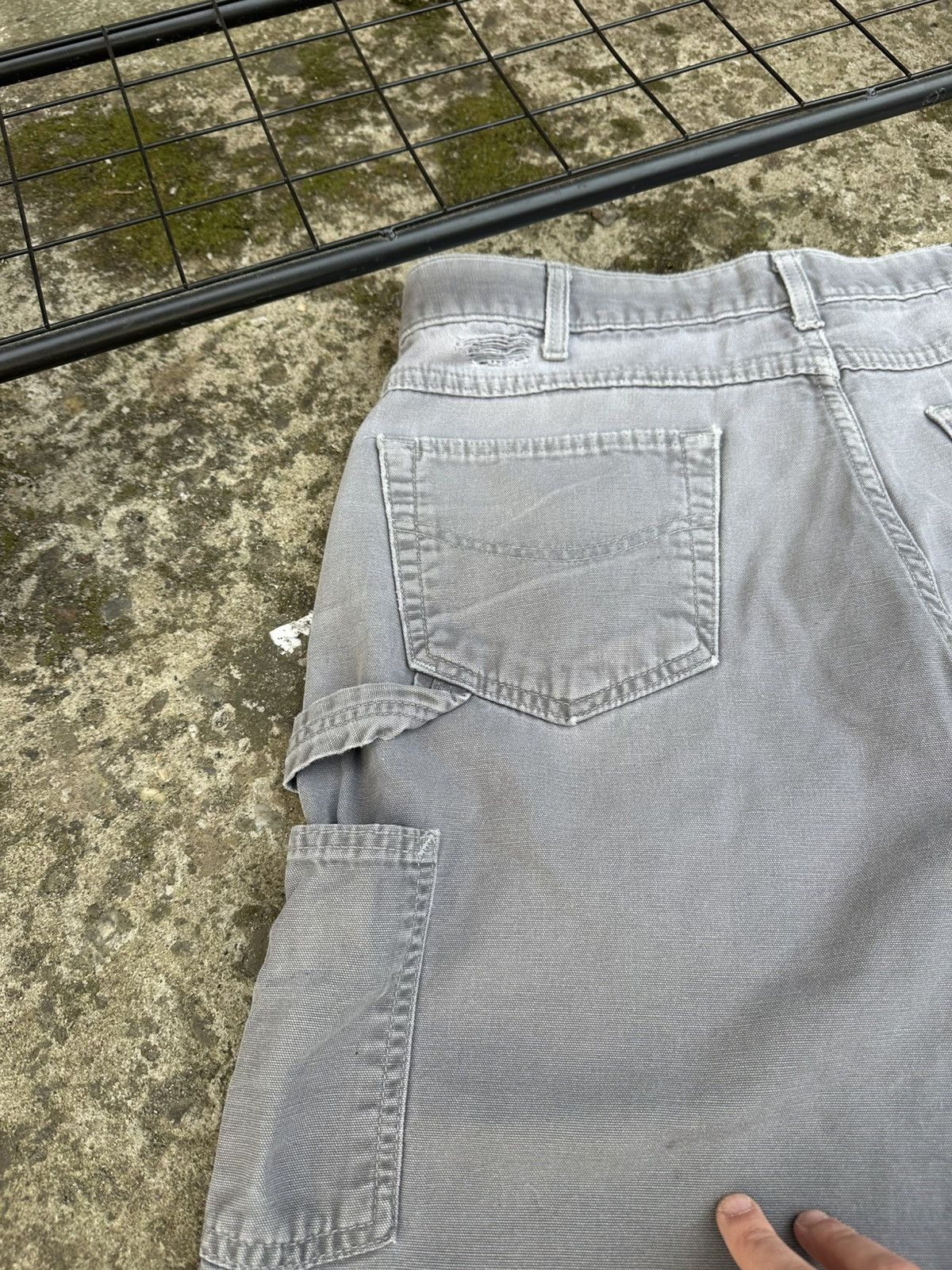 Carhartt × Vintage Vintage Sun faded Carhartt B159 carpenter denim Size US 36 / EU 52 - 13 Thumbnail